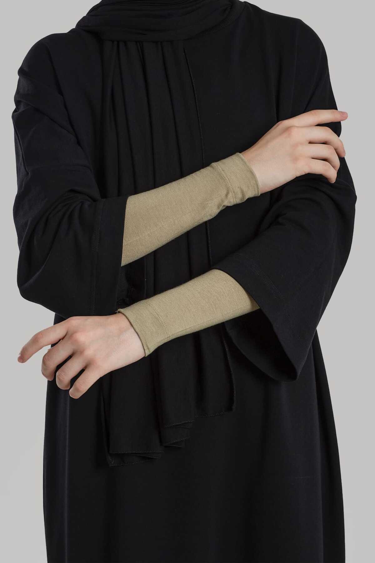Hijab Plain Sleeves - Khaki
