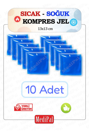 MediPal 10 Adet Çok Amaçlı Termojel - Mavi – , Boyun, Eklem Ağrıları İçin İde...