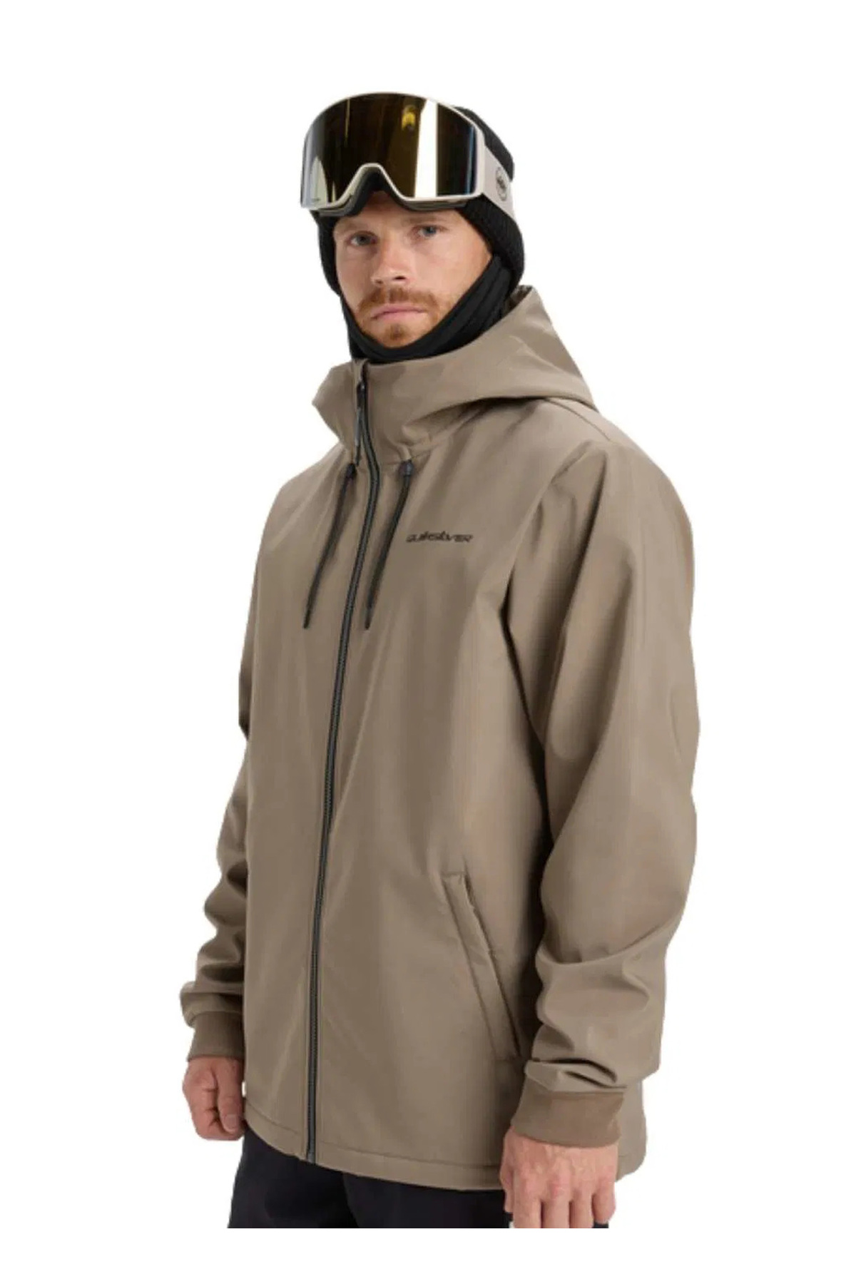 こうさん専用 TRUE QUICKSILVER Quiksilver EQYJK04185-LIVE FOR THE DREAM Kahve Düz Erkek Mont