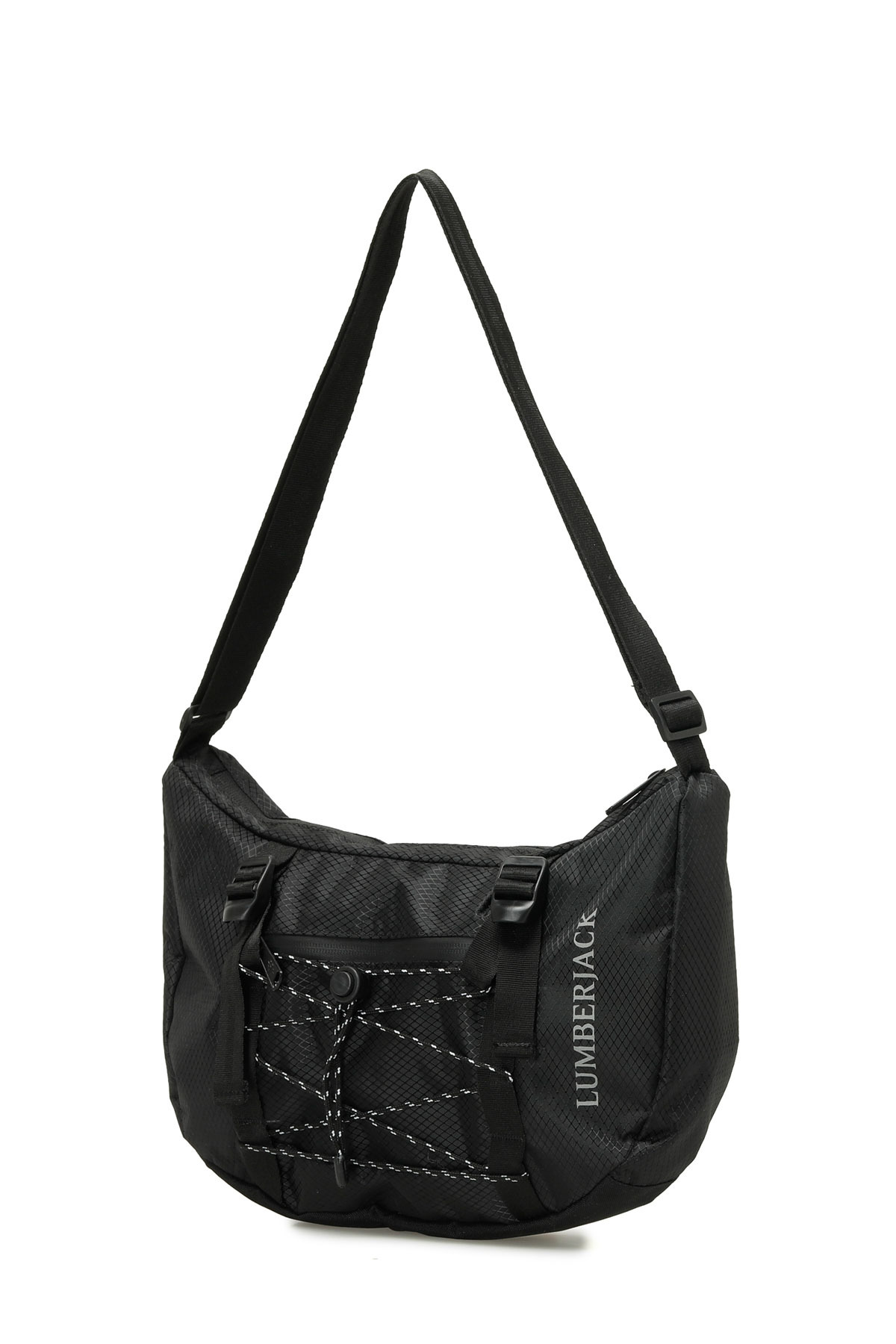 کیف رودوشی مردانه راسته | لامبرجک Lumberjack REFLECTOR BLACK BAG 5PR - تصویر 2