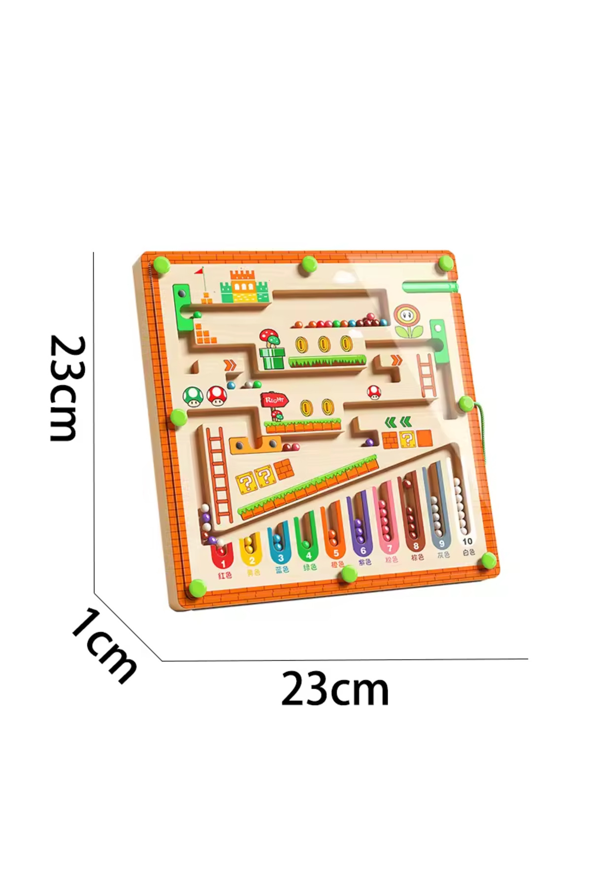 توپ راهپیمودنی معمایی مغناطیسی کودکان سایز بزرگ، تمرین تمرکز نوزاد، آموزش تفکر منطقی