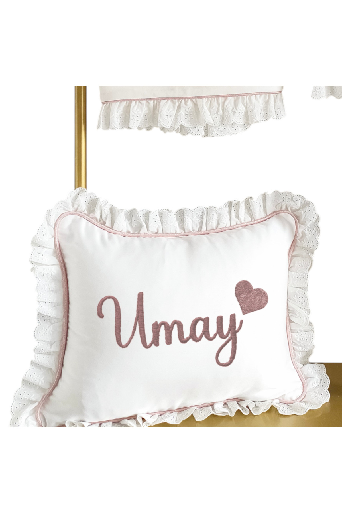 Mis Bebe Minik İnsanların Sarayı Fisto Detaylı Kalp Desenli Set | Kız Bebek İçin Romantik Yenidoğan Hediyesi fotoğrafı 7 (önizleme)