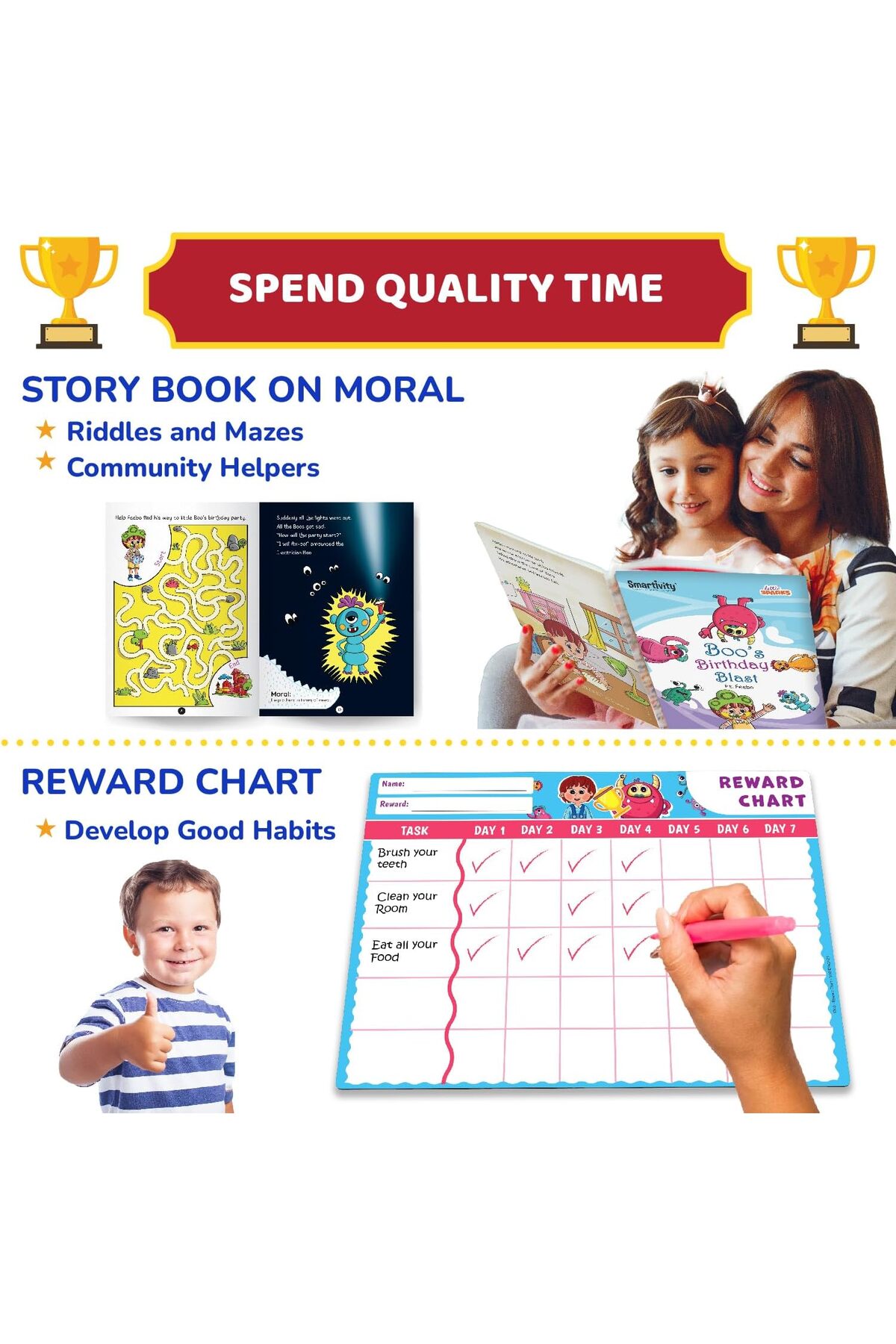 کیت آموزشی پیشدبستانی لیتل اسپارکس برای کودکان ۴ تا ۶ ساله