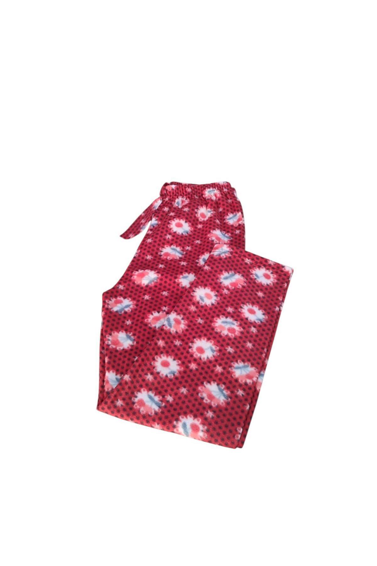 ROYAM Altınay Cepsiz Kışlık Polar Kadın Pijama Altı