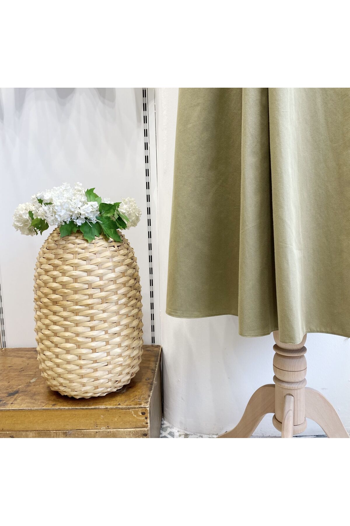 Faya Boutique  Yeşil Kemerli Arain Etek - Görsel 3