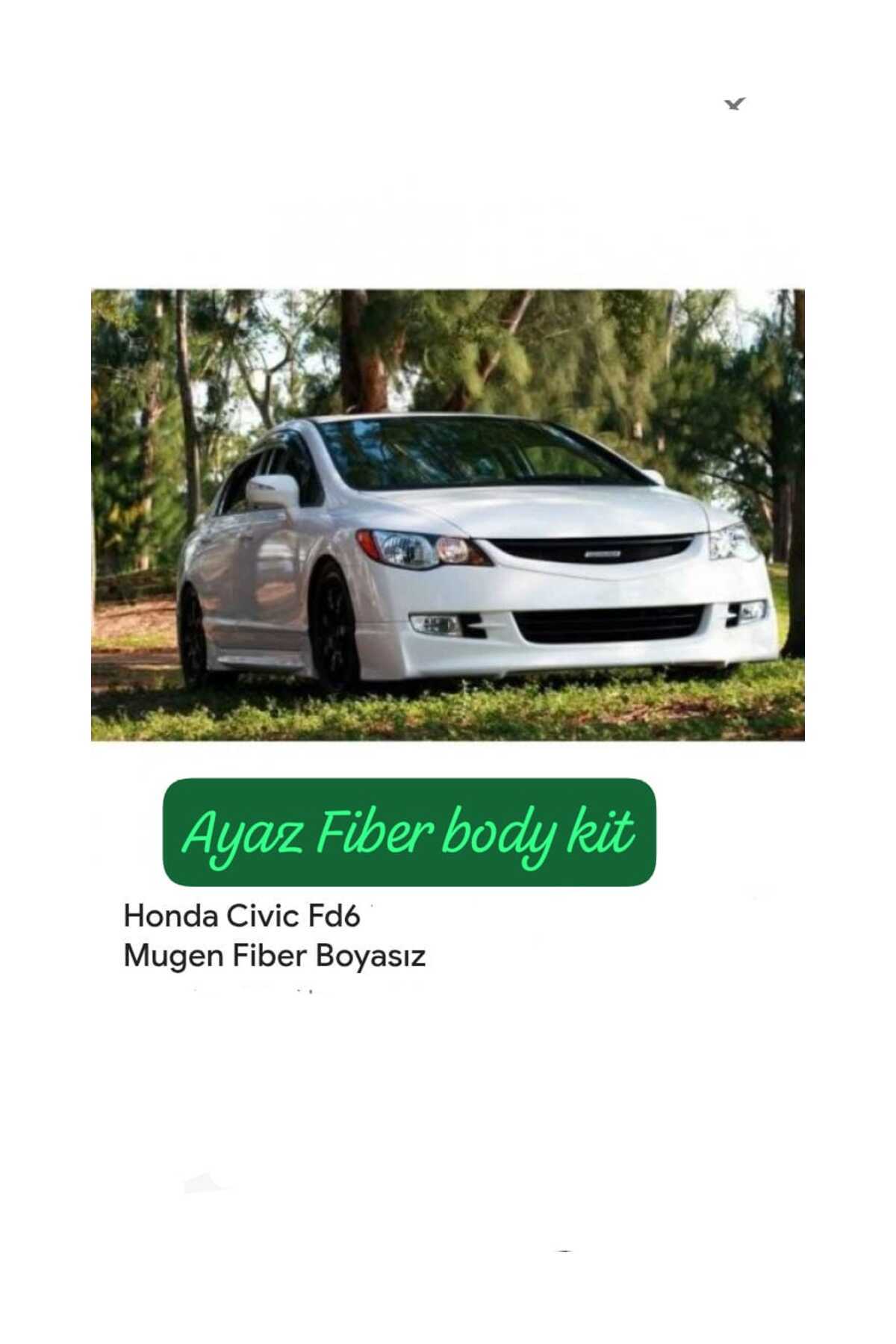 AYAZ FİBER GARAJ HONDA CİVİC FD6 MAKYAJSIZ ÖN EK Fiber Boyasız