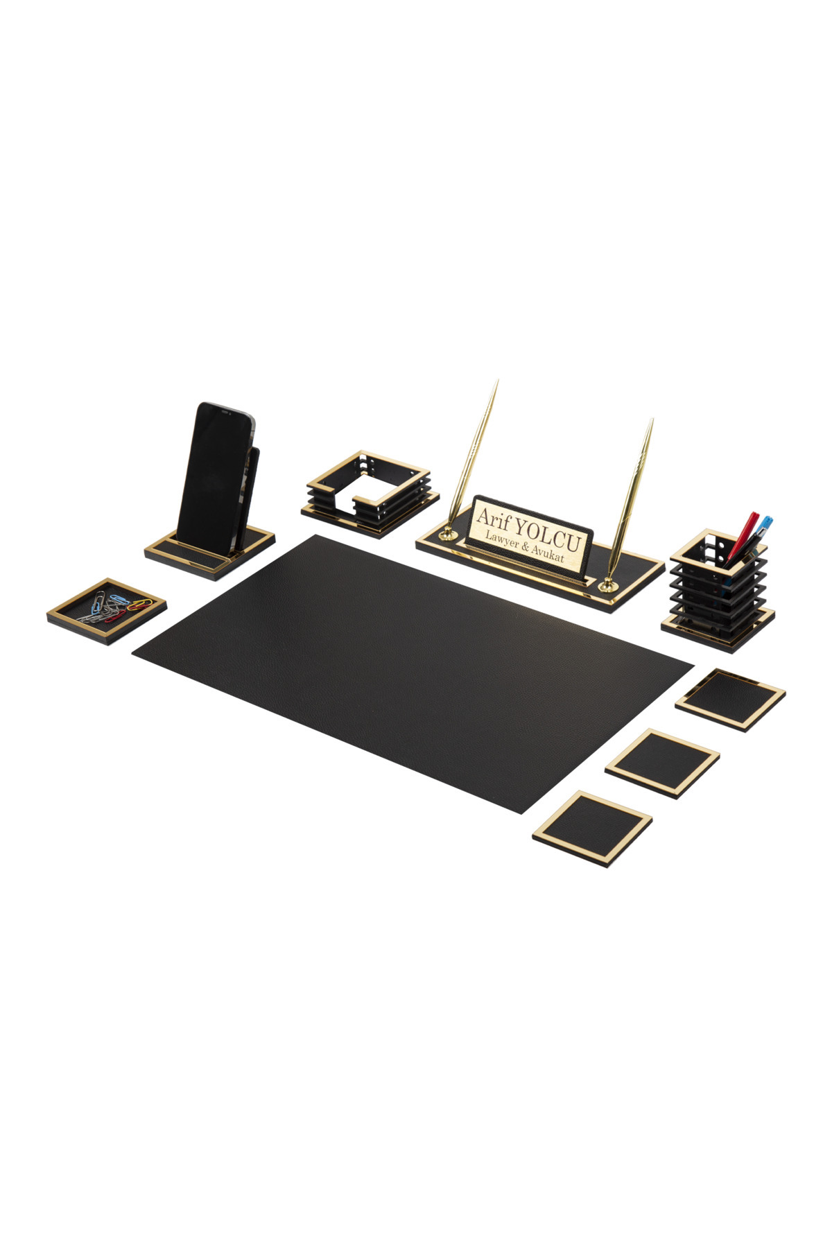 Makroofis Nova Sümen Takımı 10 Parça Siyah