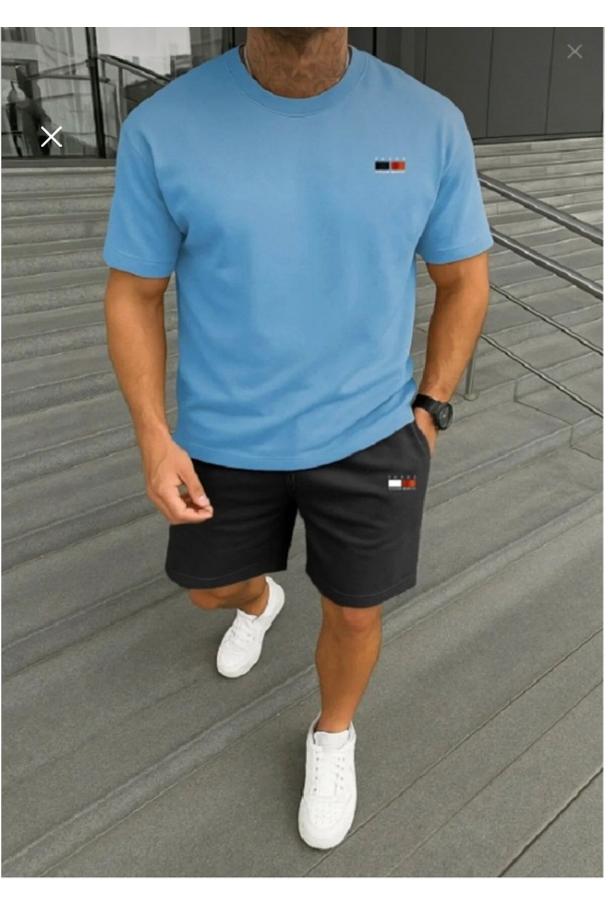 FAEL LİFE Unisex Oversize kroj širokih kroja T-shirt kratke hlače gornji i do...