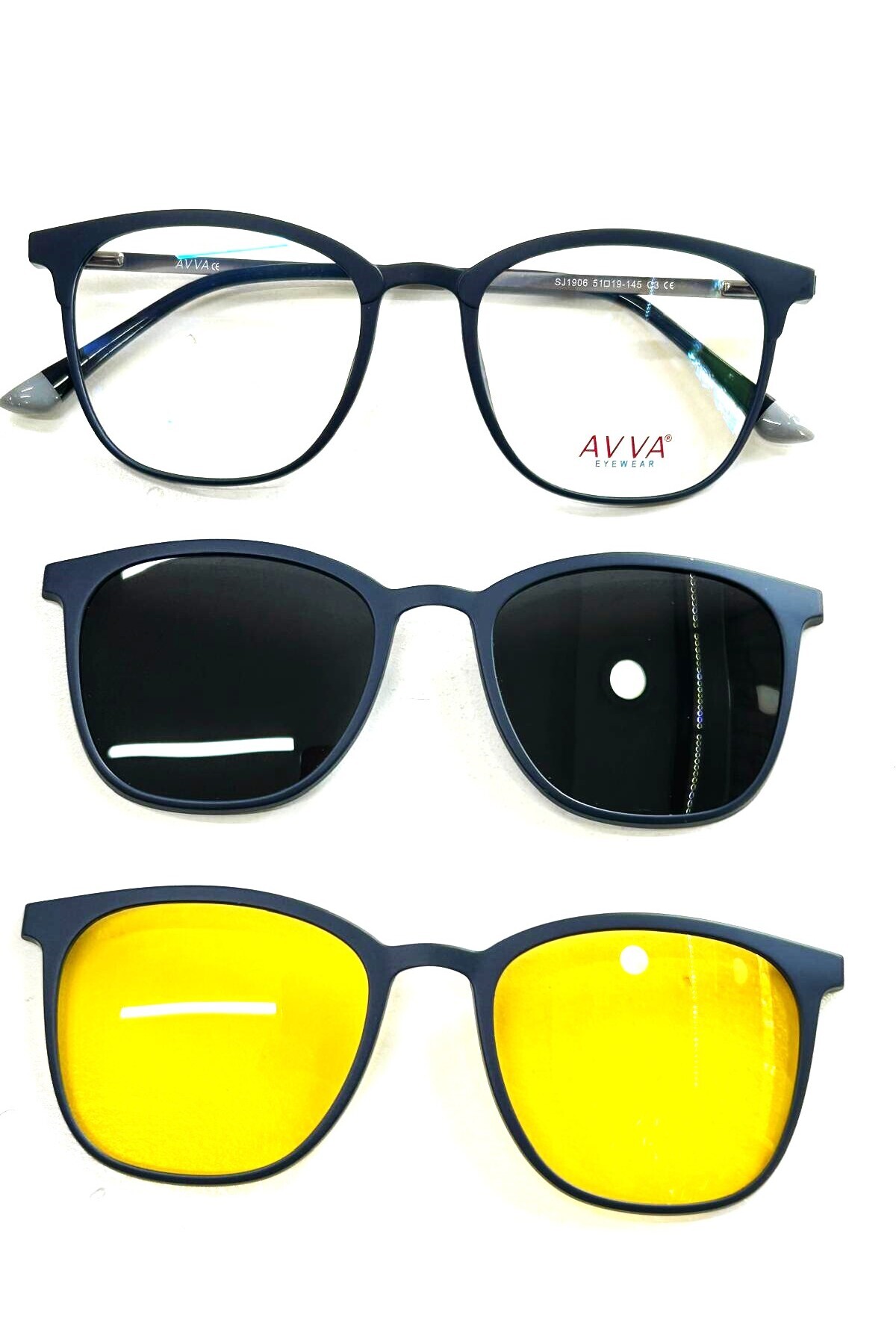 Avva 1906 C3 POLARİZE&ANTİFAR KLİPSLİ UNİSEX GÜNEŞ GÖZLÜĞÜ