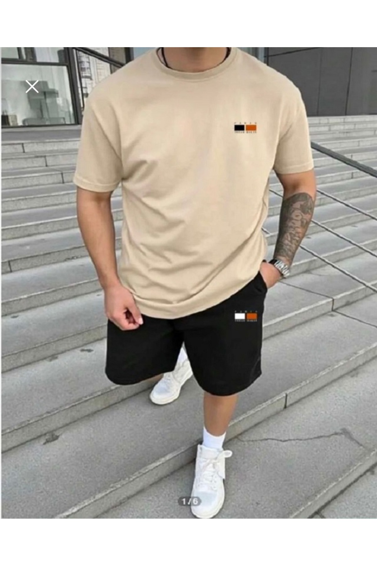 FAEL LİFE Unisex Oversize kroj širokih kroja T-shirt kratke hlače gornji i do...