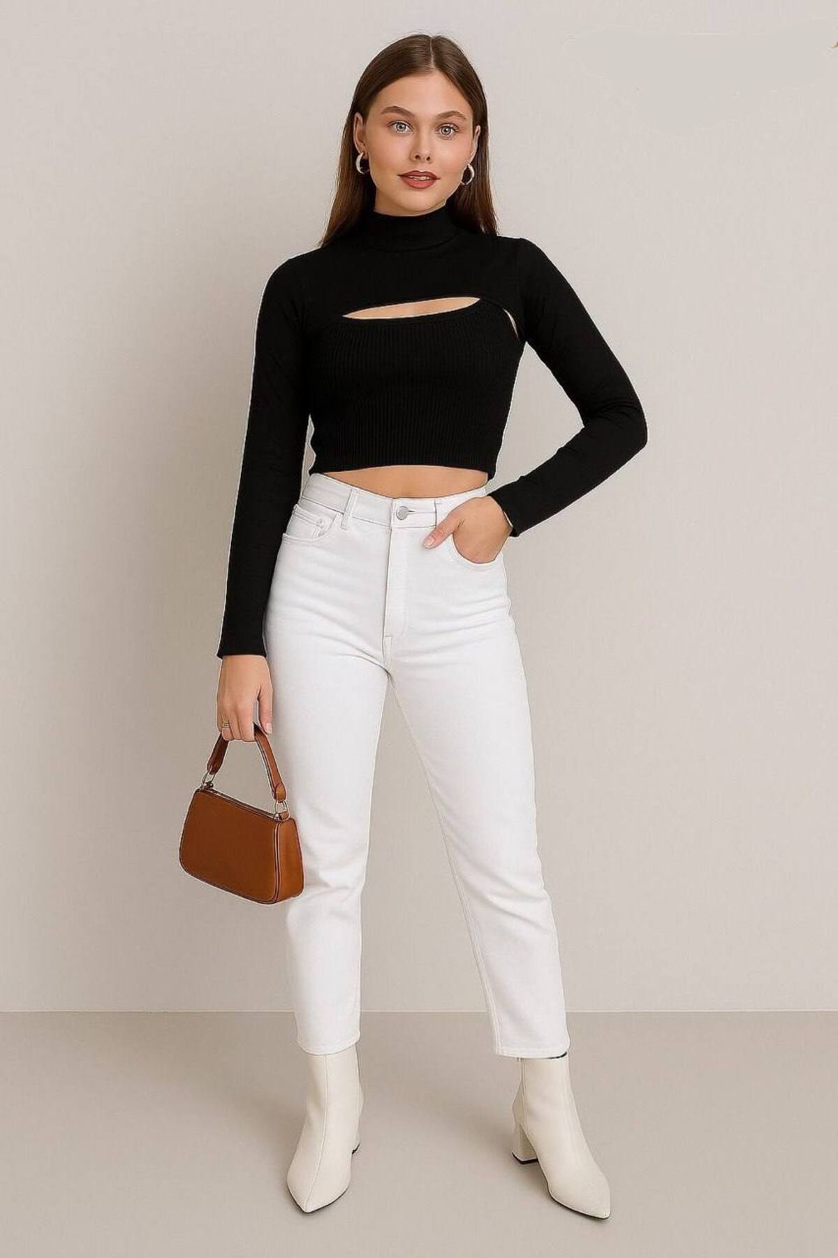 Twentyipek Siyah Boyunluklu Kolluk