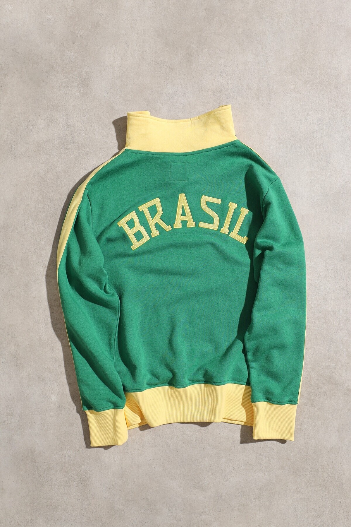 Overdrive Retro 1970 Yeşil Sarı Unisex Spor Sweatshirt görsel 2