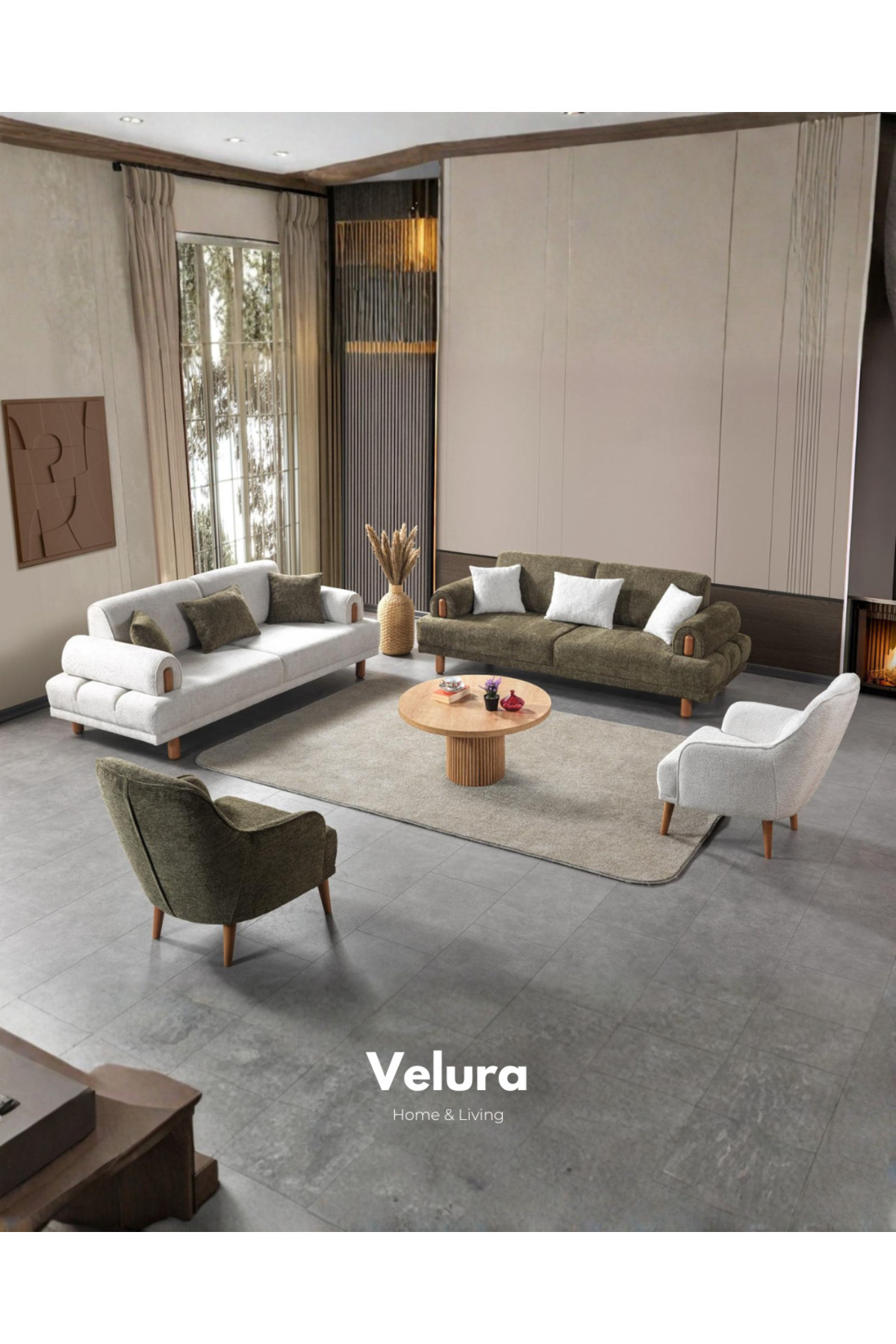 Velura Home & Living Salda 3+3+1+1 Koltuk Takımı & Oturma Grubu
