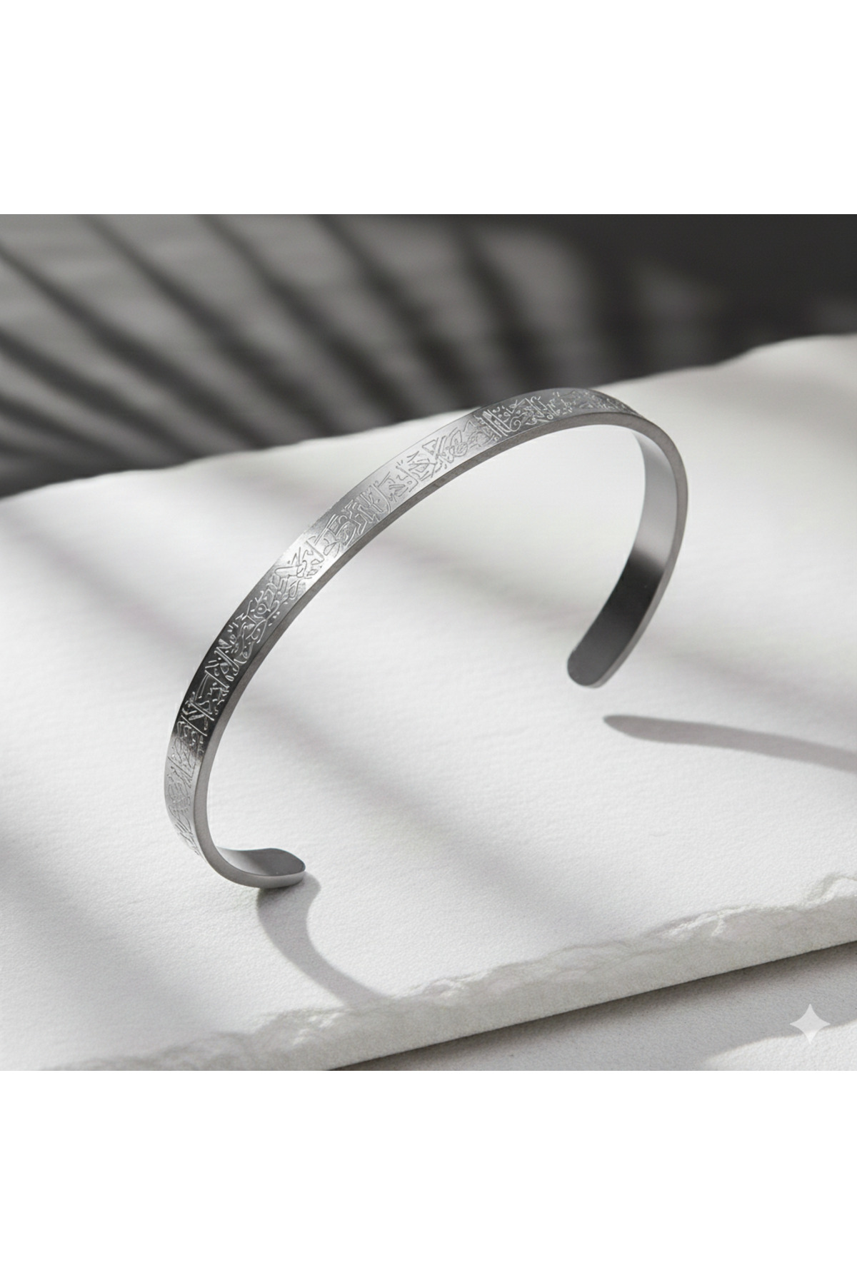 Steel Verse Ball Written Bracelet Stainless Steel
