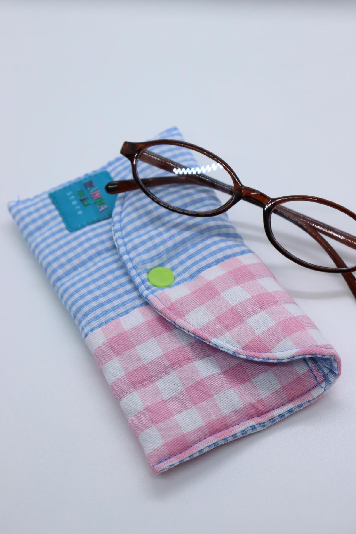 Mamma Mia Home Pac Pac Pembe Gözlük Çantası Gözlük Kılıfı Telefon Kılıfı