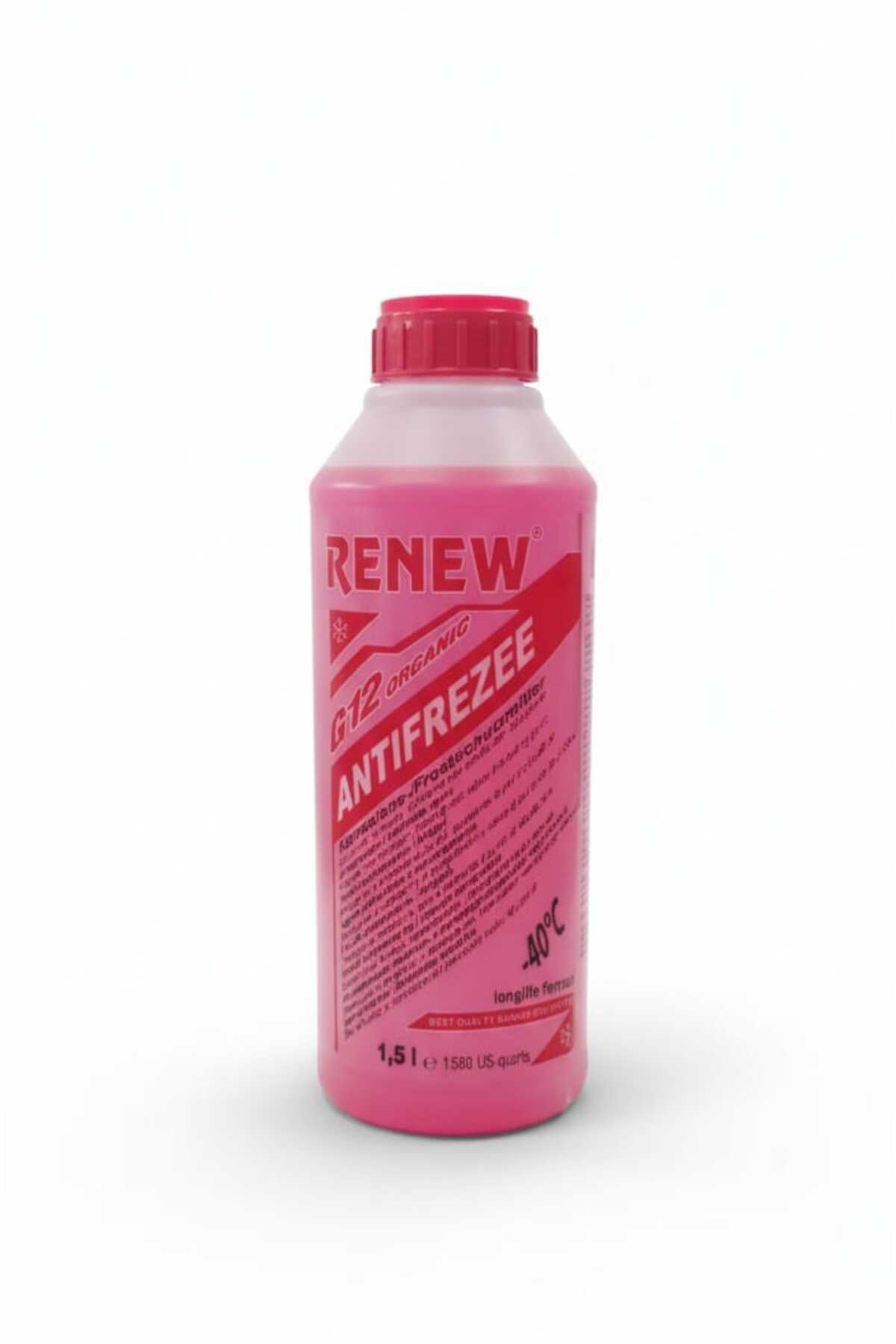Renew G12 Organik Kırmızı Antifriz -40 Derece 1,5 LİTRE