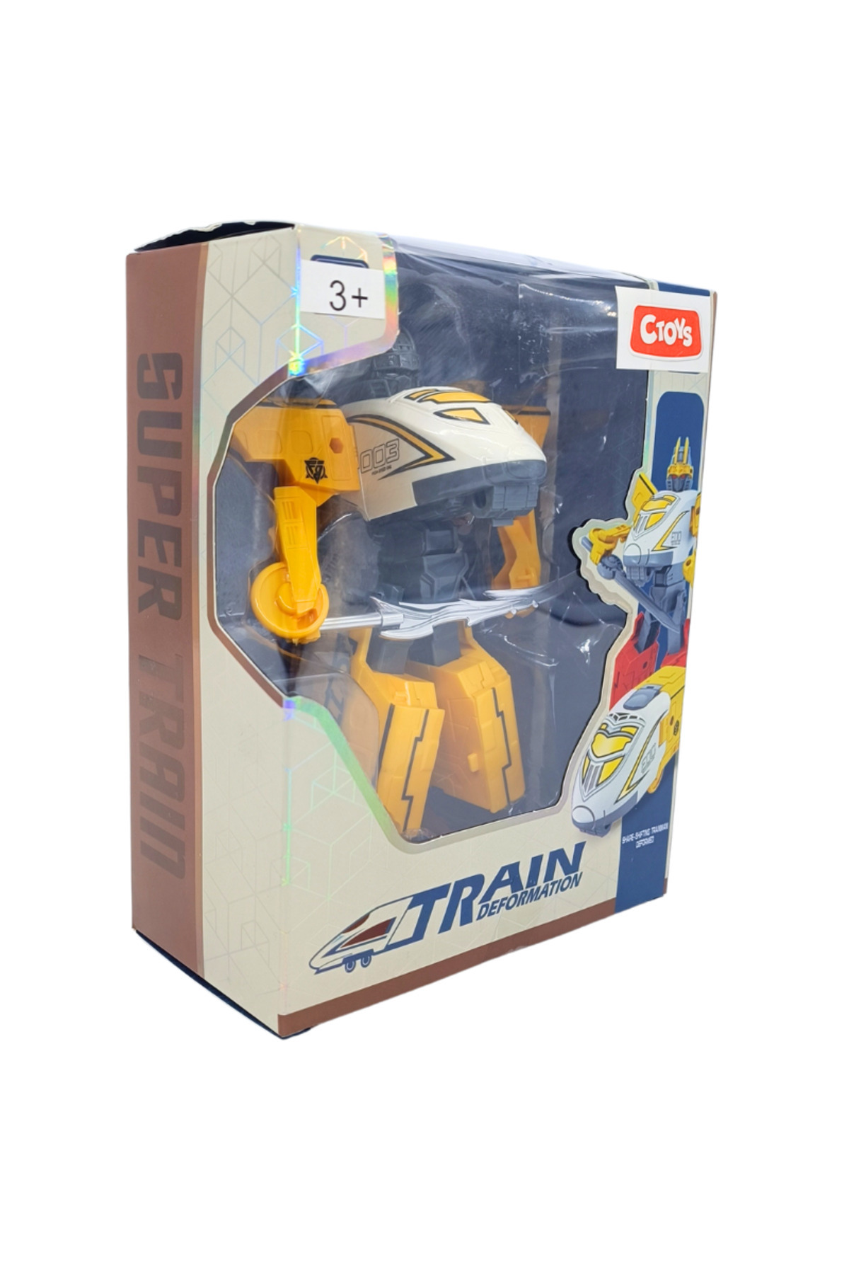 ctoy Trene Dönüşebilen Oyuncak Robot CTOY-FB141
