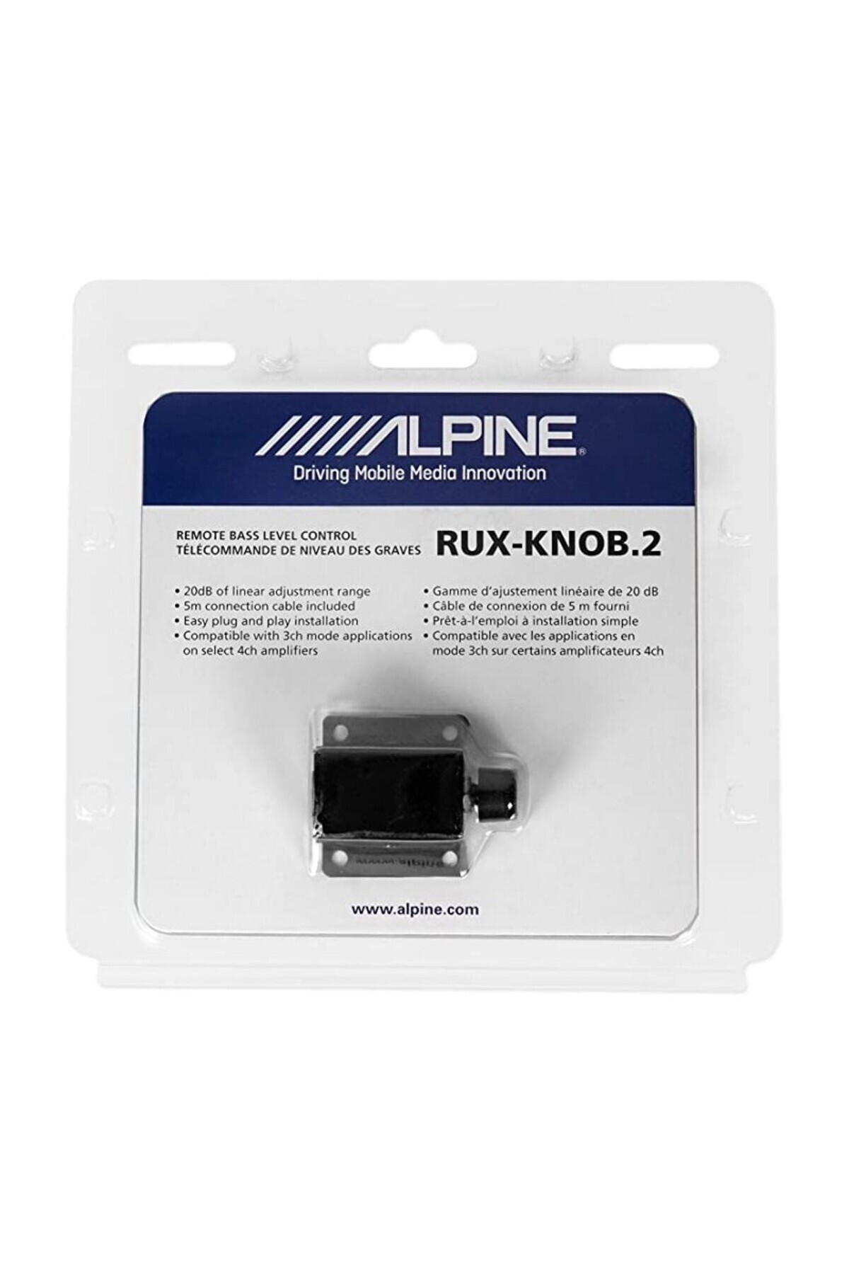 Alpine KUX-KNOB2 Subwoofer Kontrol