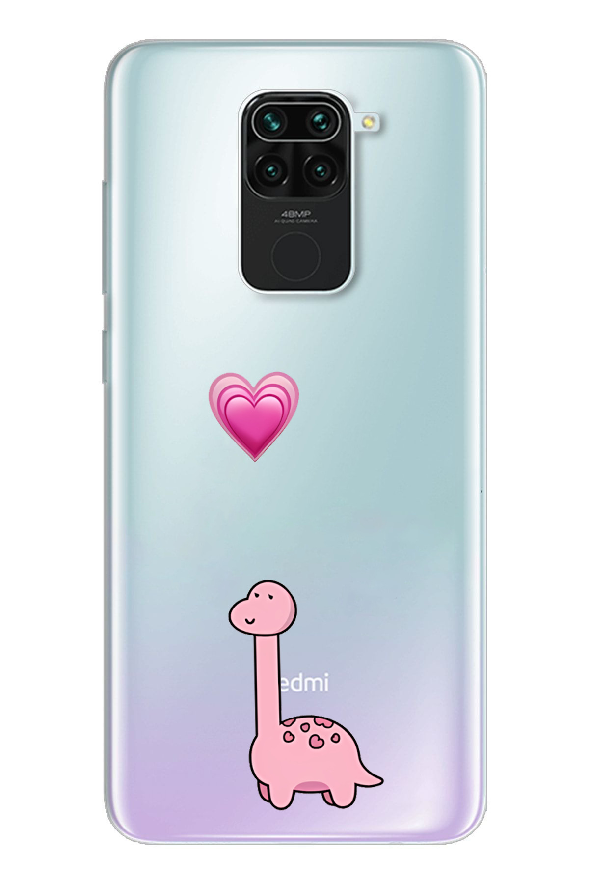 Xiaomi Redmi Note 9 Compatible Printed Soft Silicone Transparent Phone Case