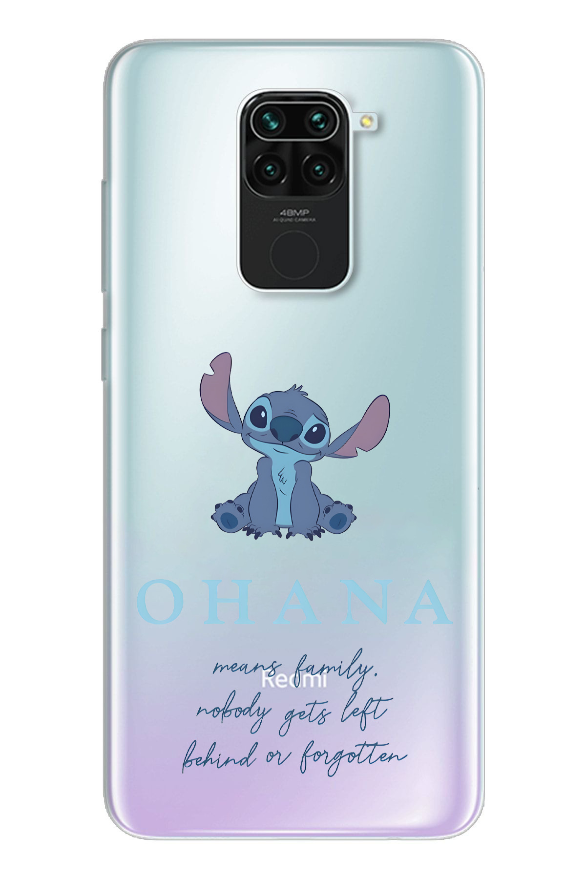 Xiaomi Redmi Note 9 Compatible Printed Soft Silicone Transparent Phone Case