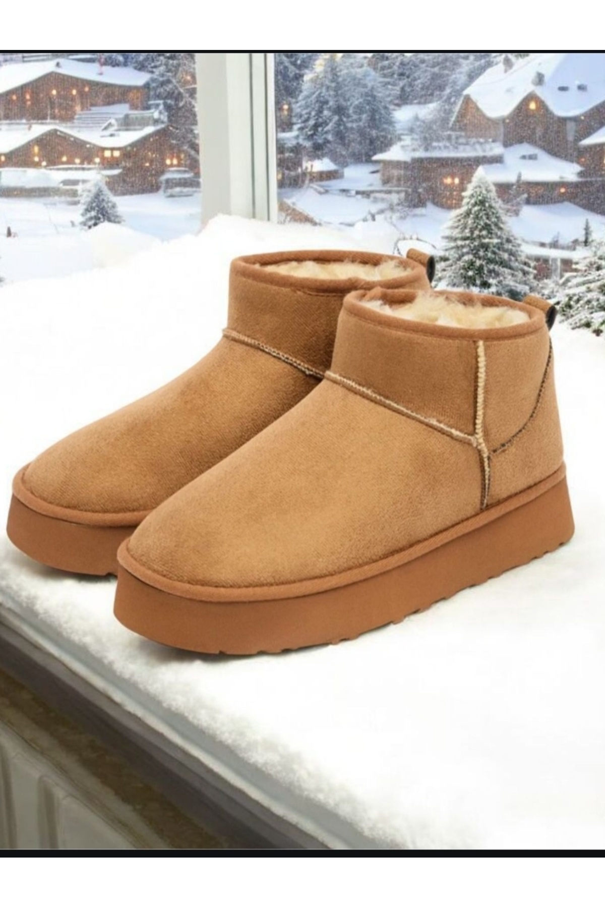 leon Черевики із замші з хутряною підкладкою