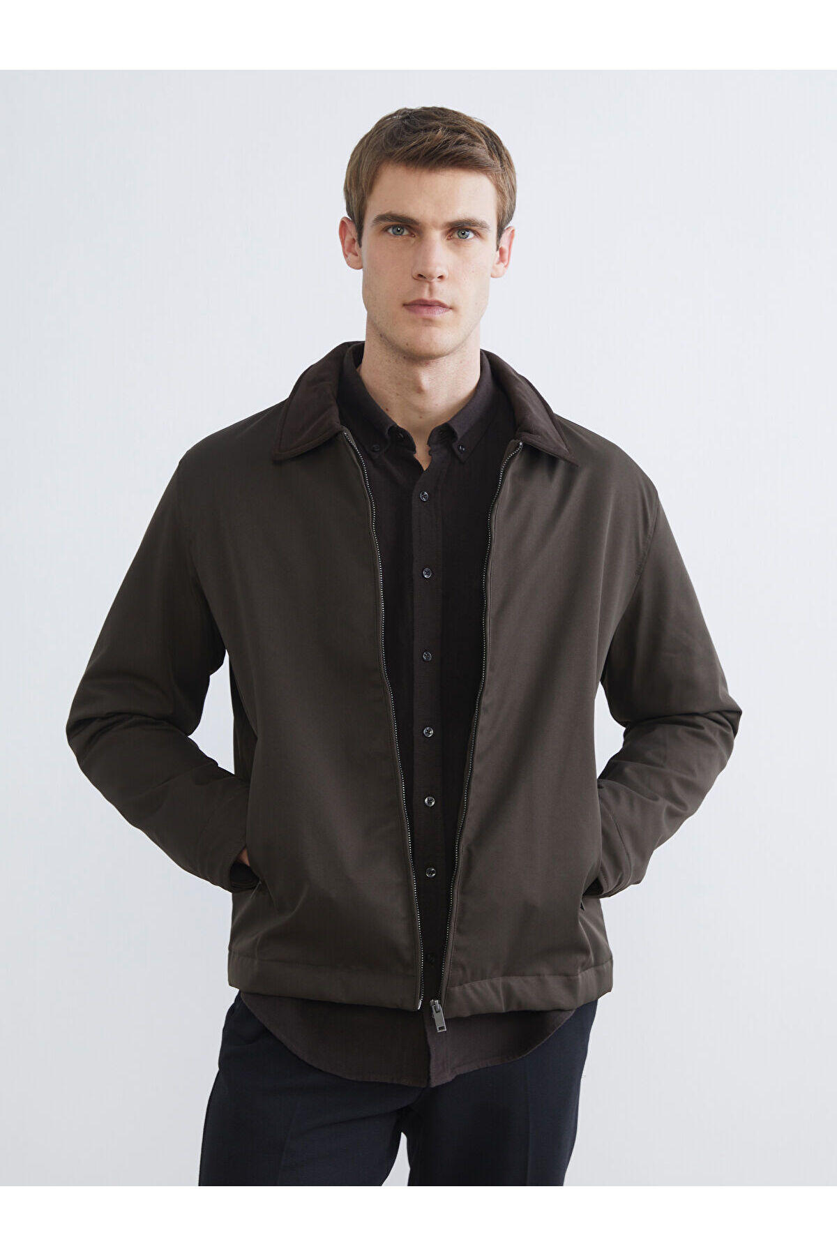 m.R Helly Hansen Crew Hooded Midlayer 2 Erkek Lacivert Kapüşonlu Mont