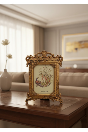 Hanlar Home Şık Klasik Hediyelik Nostalji Gold Çerçeve