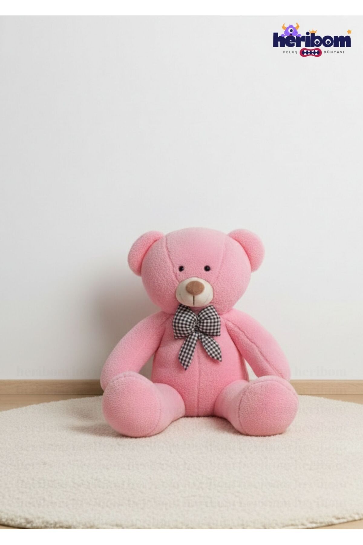 Heribom 90 Cm Peluş Ayı Büyük Boy - Sevgili Hediye- Doğum Günü Hediyesi fotoğrafı 4 (önizleme)
