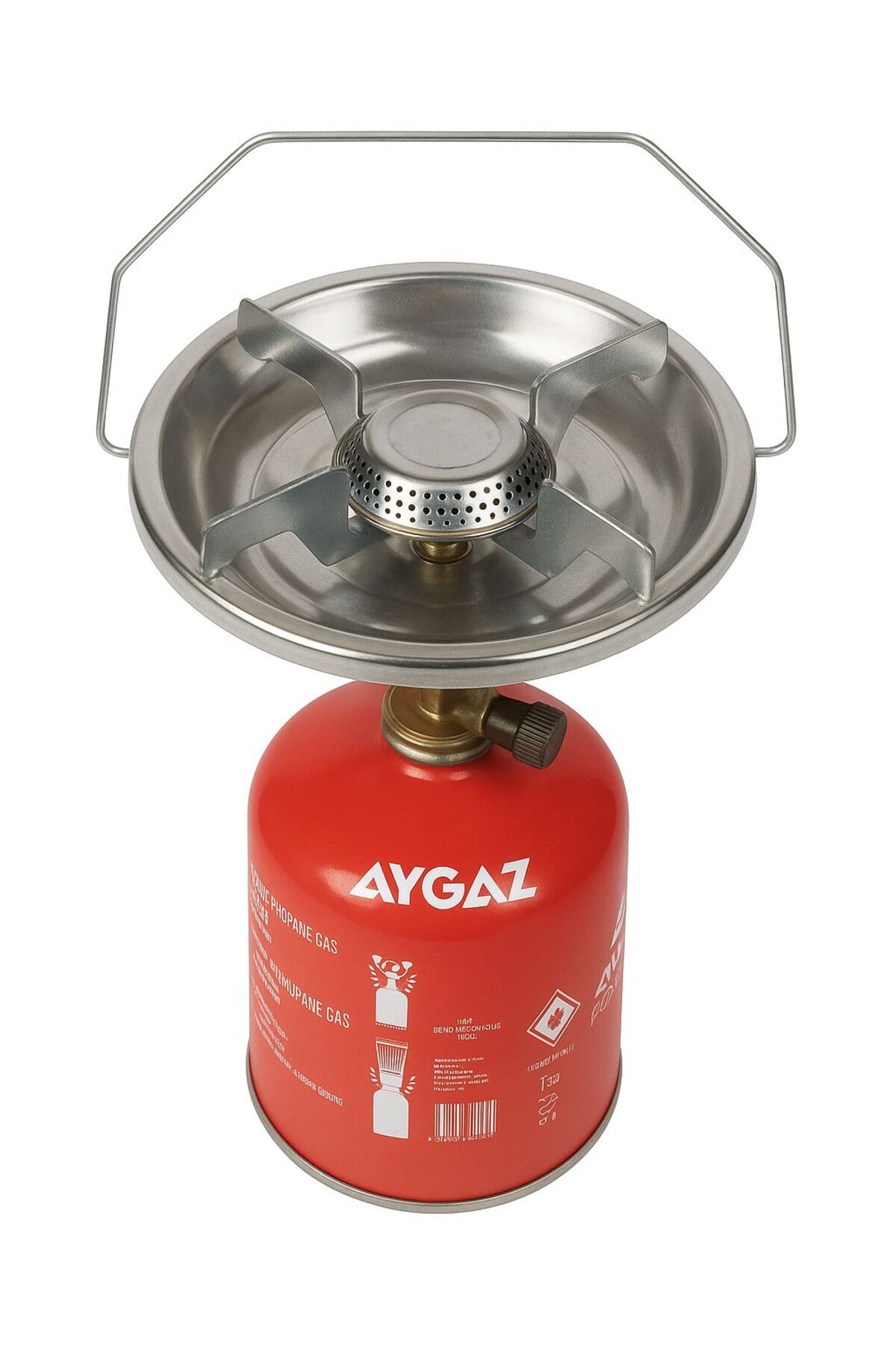 Aygaz 450Gr Vidalı Kartuş +  K-500 Kamp başlığı
