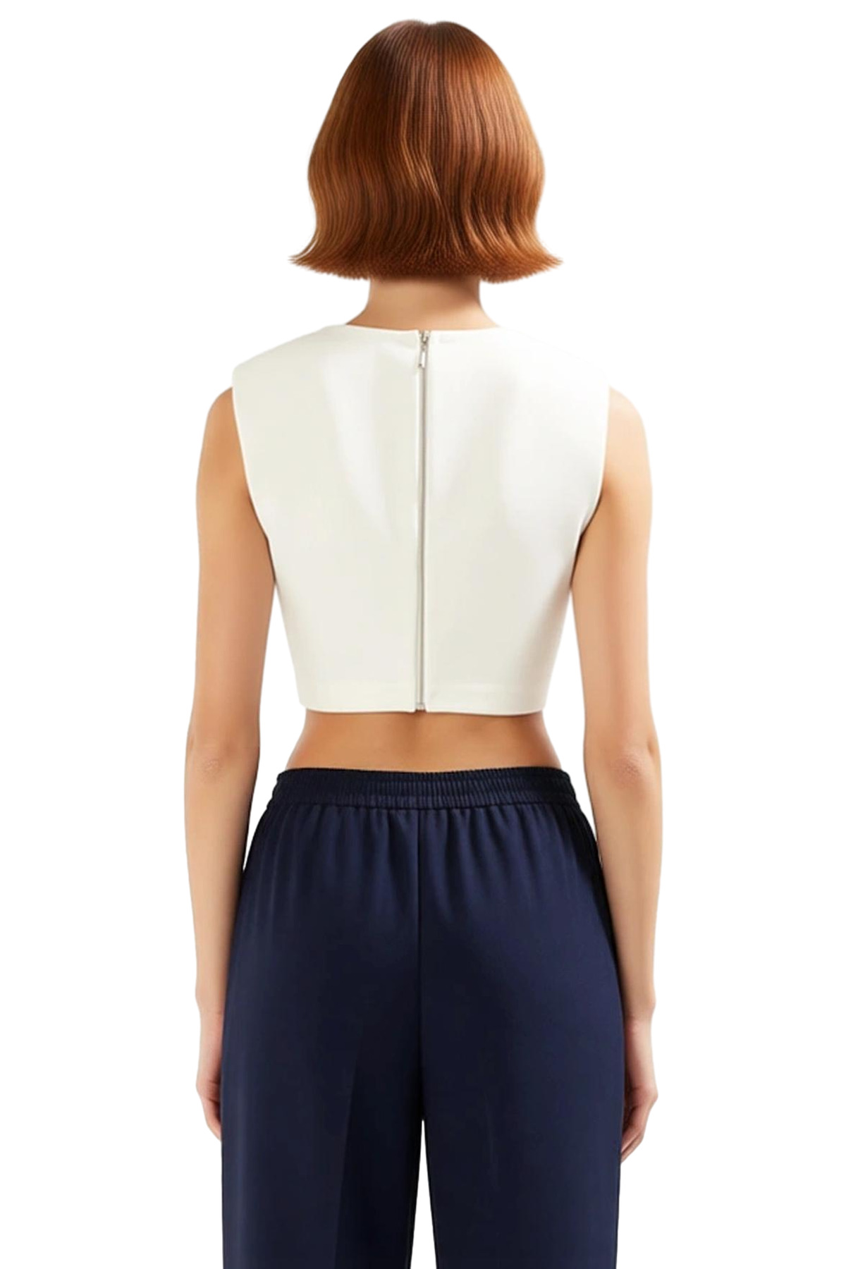 Fiyonklu Crop Bluz Kadın Yazlık Dokuma Basic Rahat Kullanım Şık Görünüm Özel Tasarım