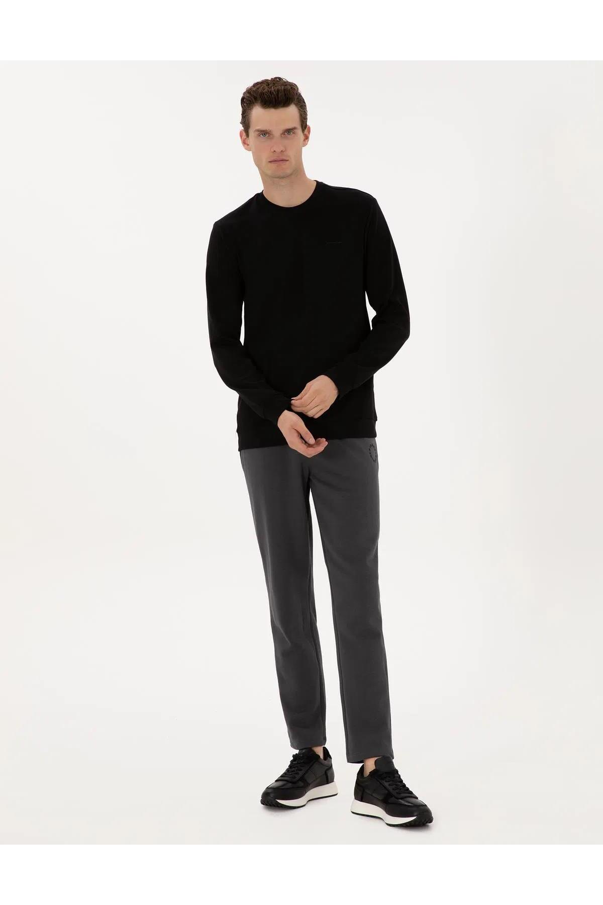 سویشرت مردانه راسته آستین بلند | پیر کاردین Pierre Cardin 2241431 - تصویر 3