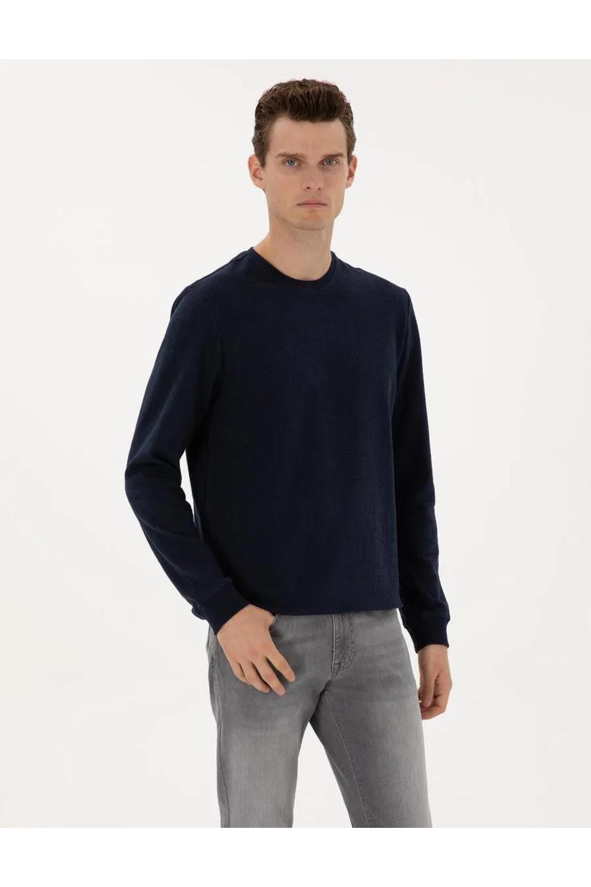 سویشرت مردانه راسته آستین بلند | پیر کاردین Pierre Cardin 2264384 - تصویر 3