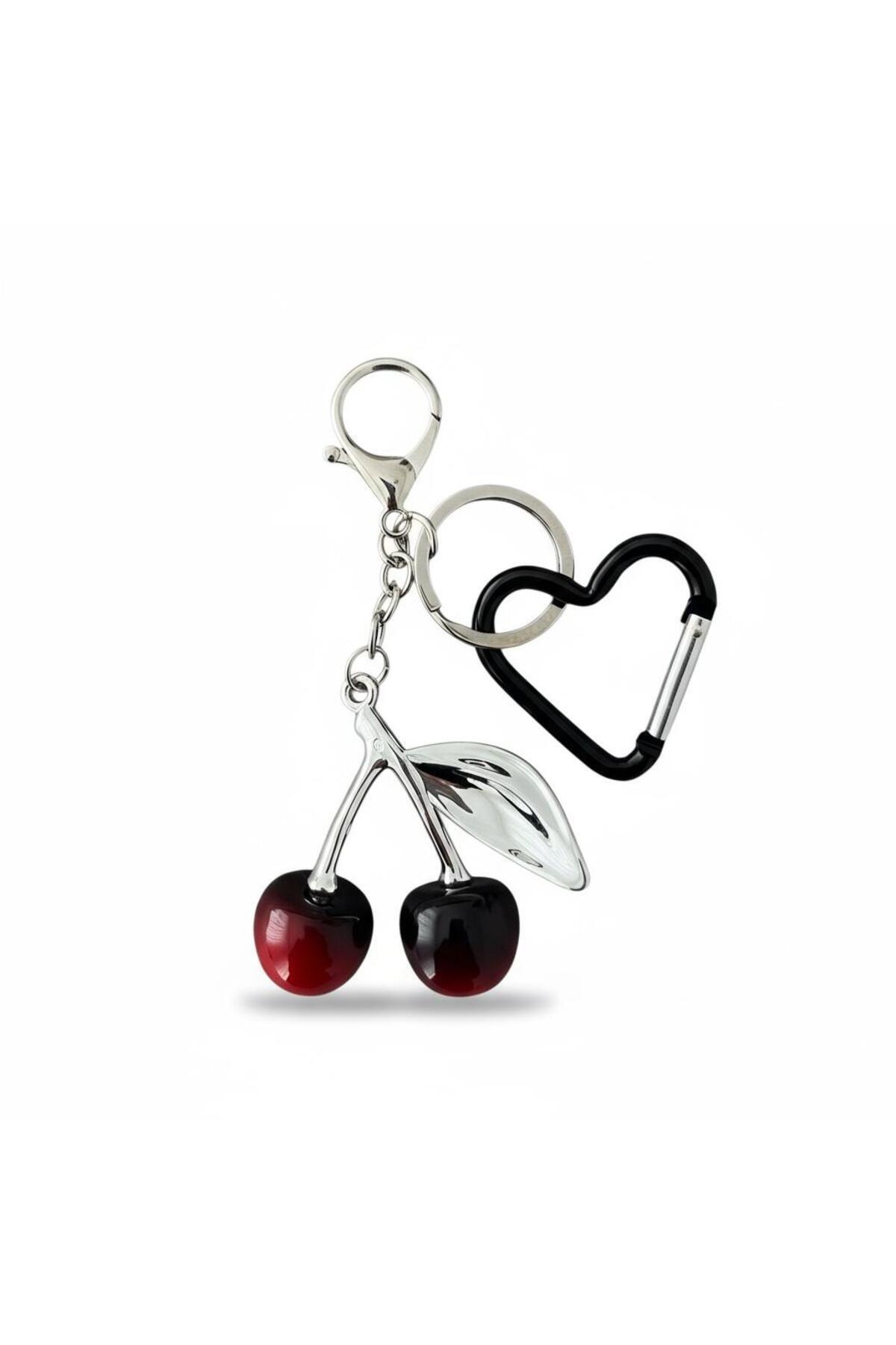 GIG KİRAZ KALPLİ ÇANTA CHARMI