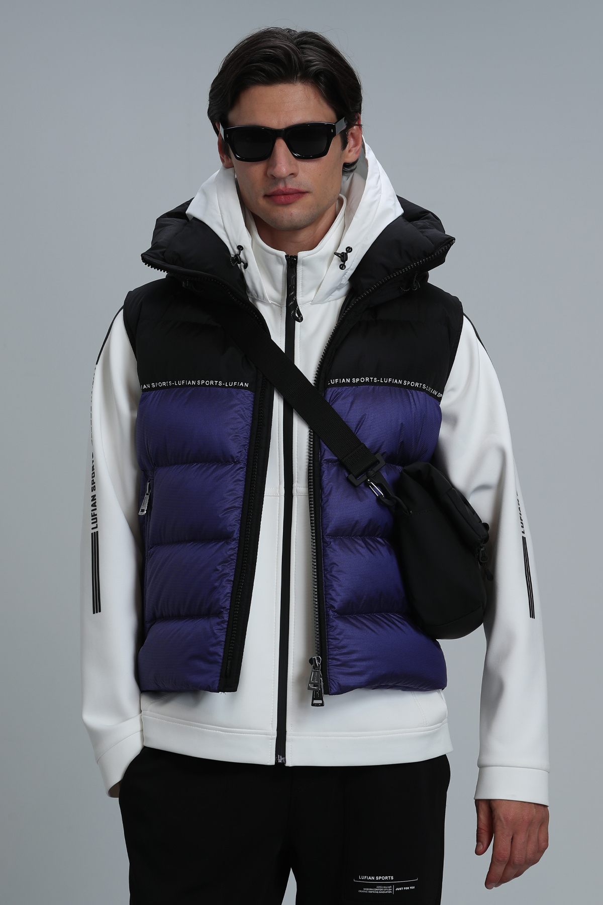 لوفیان جلیقه مردانه Bert Goose Down بنفش