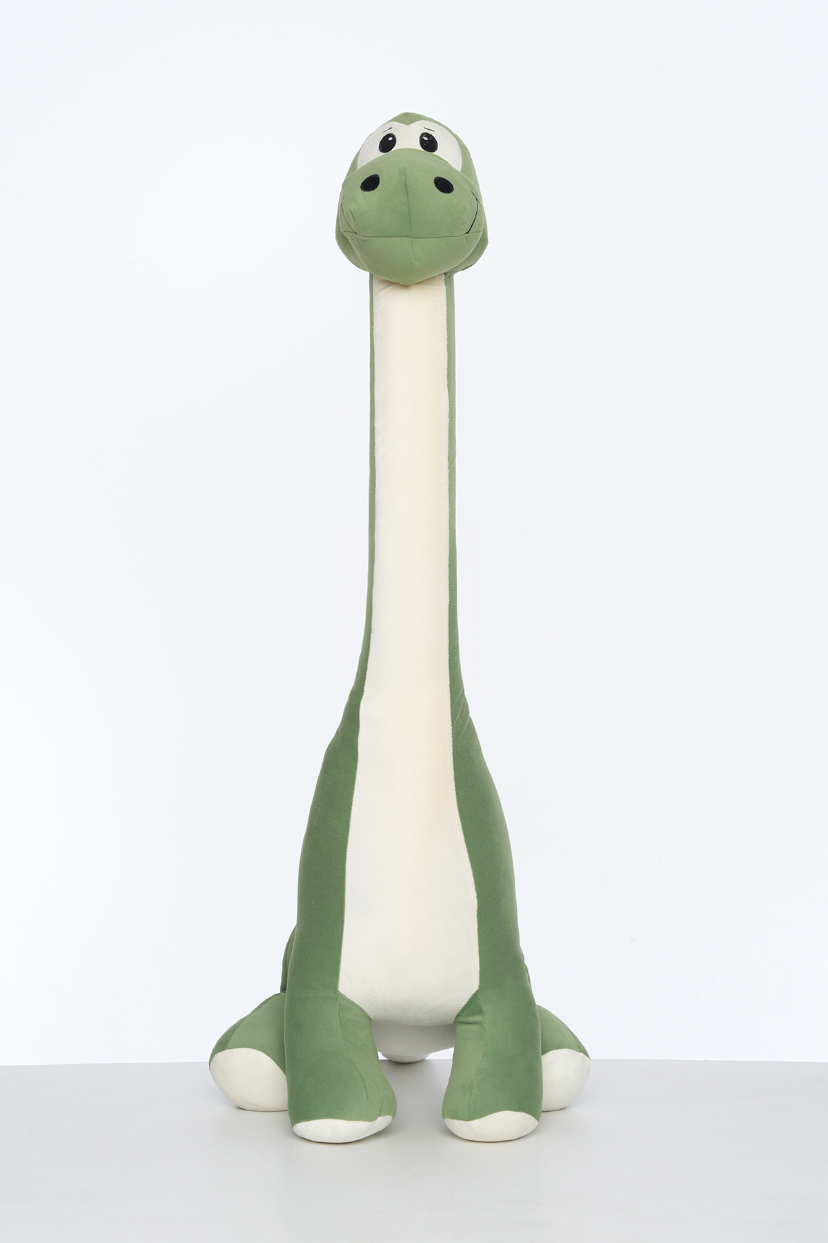 Pufu Toys Dinozor Peluş Yastık Oyuncak Yeşil (1 METRE) fotoğrafı 3 (önizleme)