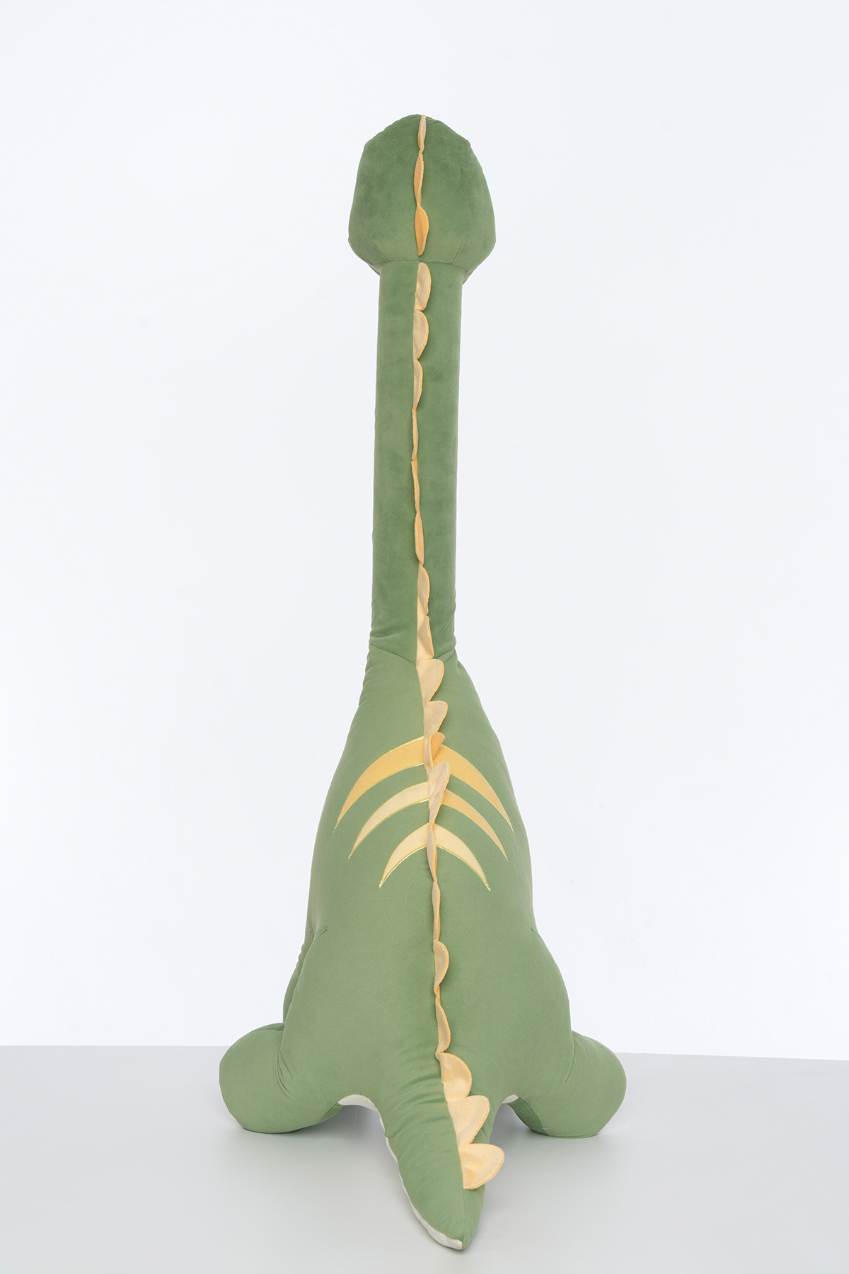 Pufu Toys Dinozor Peluş Yastık Oyuncak Yeşil (1 METRE) fotoğrafı 5 (önizleme)