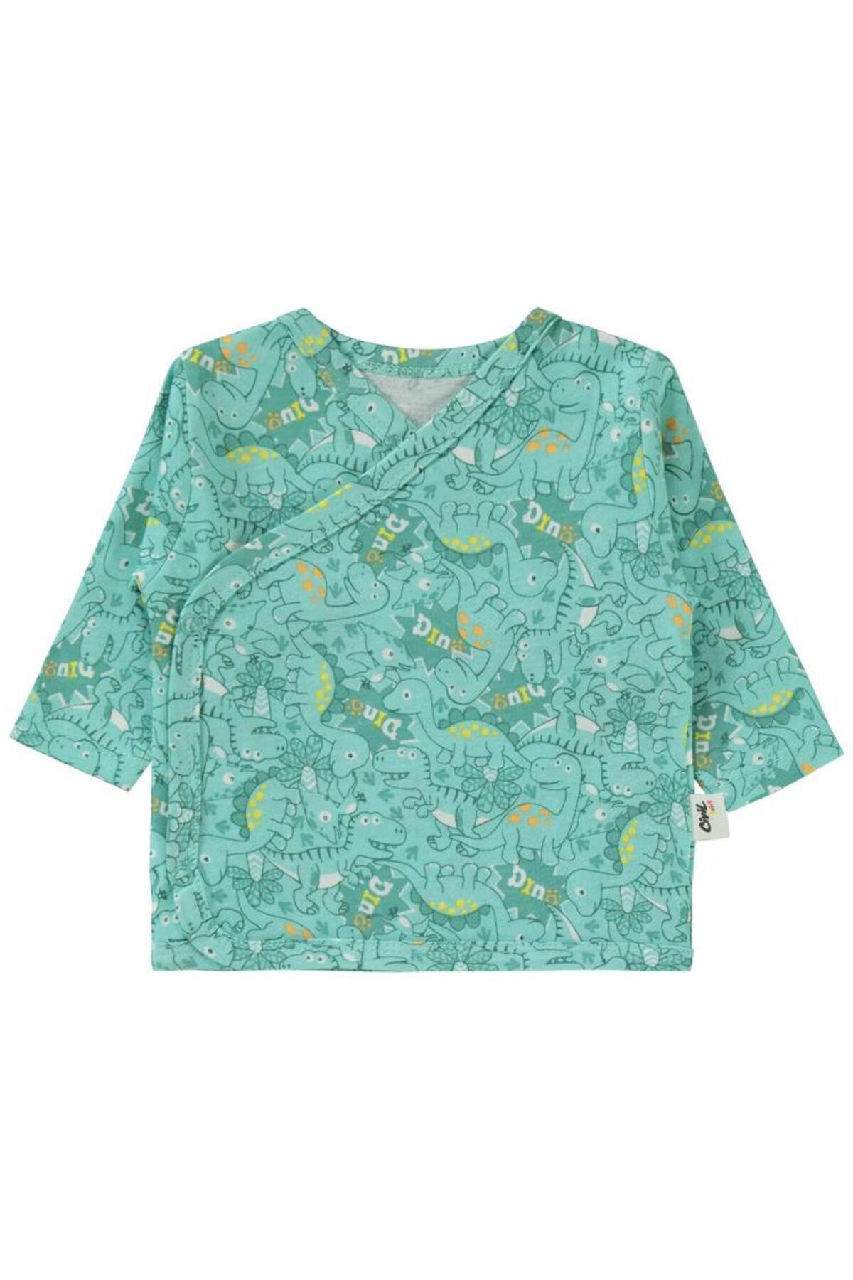 سیویل بیبی ست بادی طرح دایناسور - سبز 0-1 ماه سیویل بیبی ست بادی طرح دایناسور - سبز 0-1 ماه