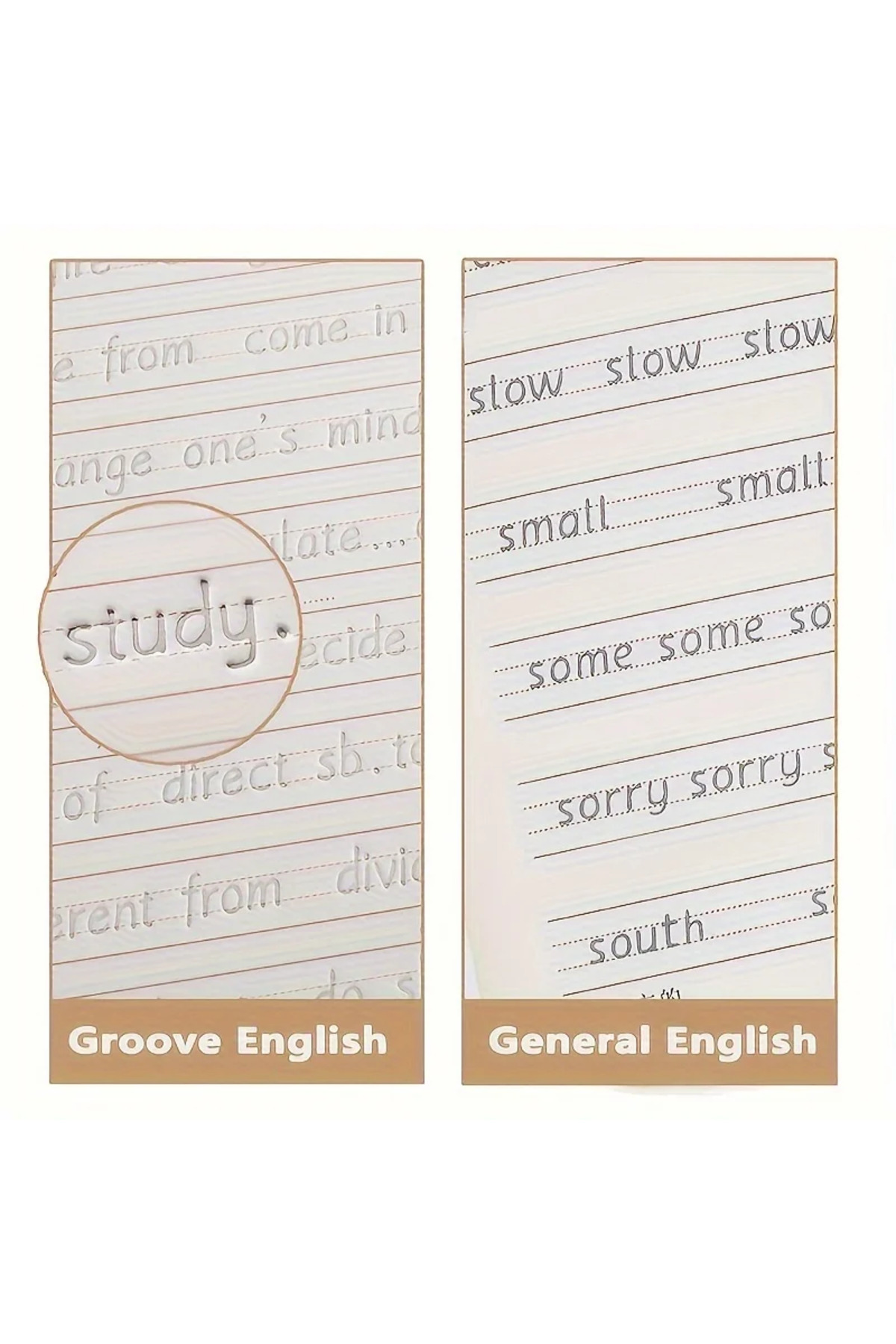 ۱ جلد دفتر تمرین قابل استفاده مجدد با خط ایتالیک – کتاب الفبای انگلیسی و خوشنویسی دستی برای I