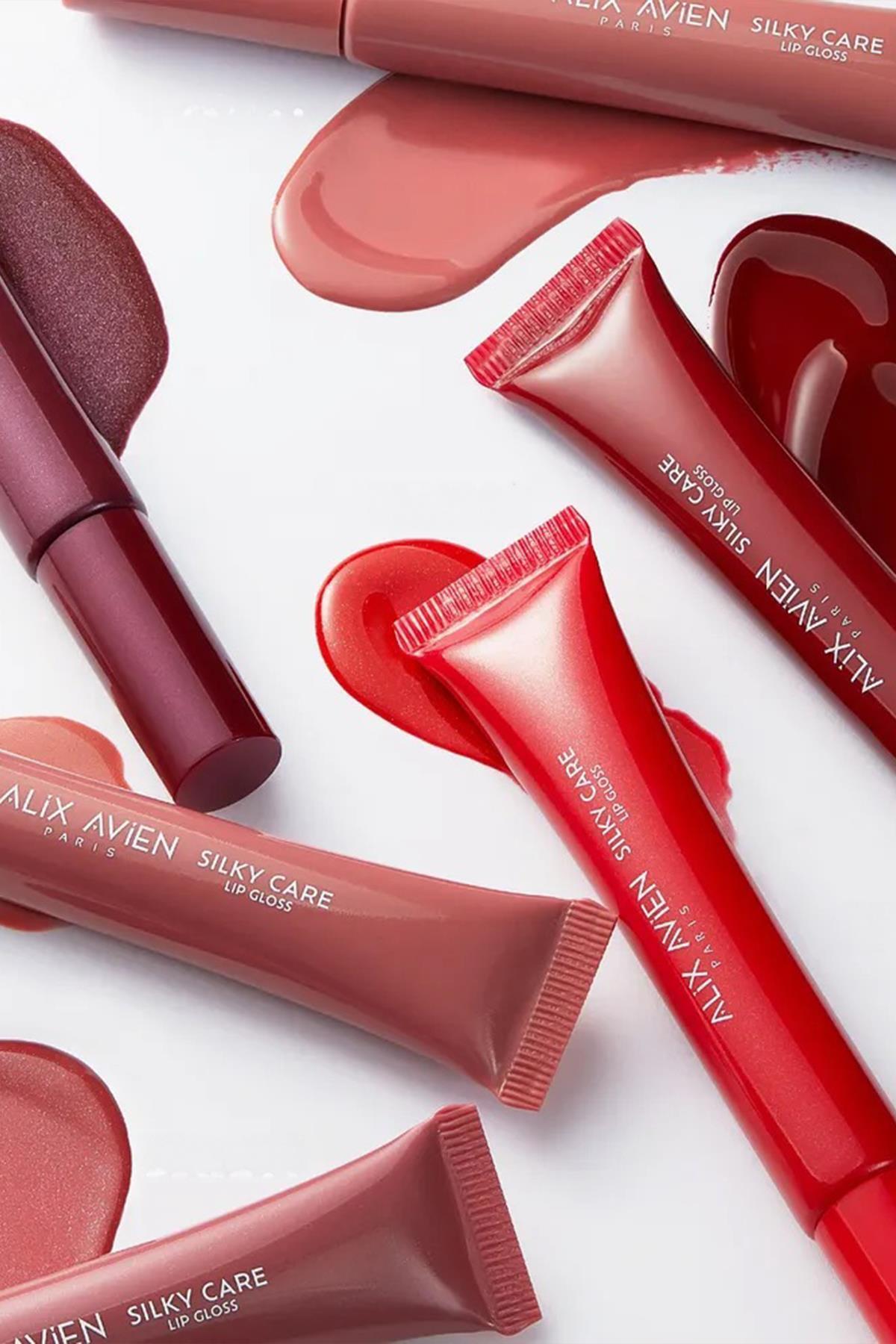 Dolgun Gürünüm ve Nemlendirici Etkili Dudak Parlatıcısı - Silky Care Lipgloss 302 Burnt Copper — بژ SILKYCARE — تصویر 5 از 7
