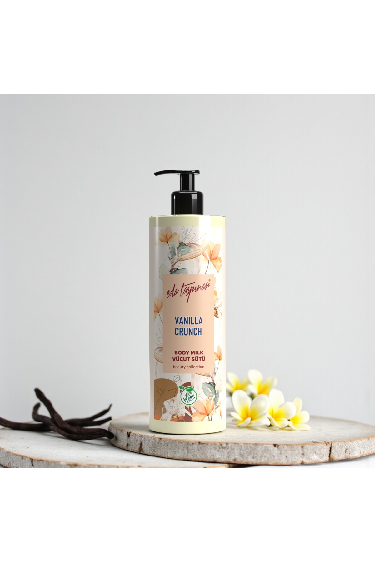 Vanilya Crunch Vücut Losyonu – Yoğun Nemlendirici & Yumuşak Cilt Etkisi 400 ml — EDA-00201 — تصویر 6 از 9
