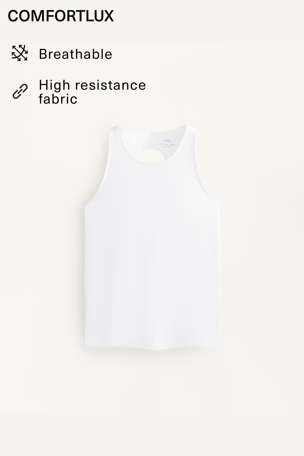 Oysho Comfortlux cross back tişört görsel 7