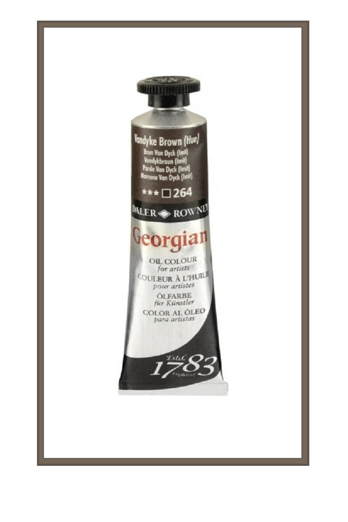 Daler Rowney Georgian Yağlı Boya 37ml Vandyke Brown Hue 264