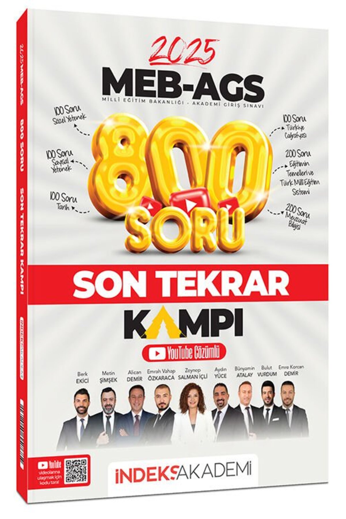 İndeks Akademi SÜPER FİYAT - 2025 MEB-AGS Tüm Dersler Son Tekrar