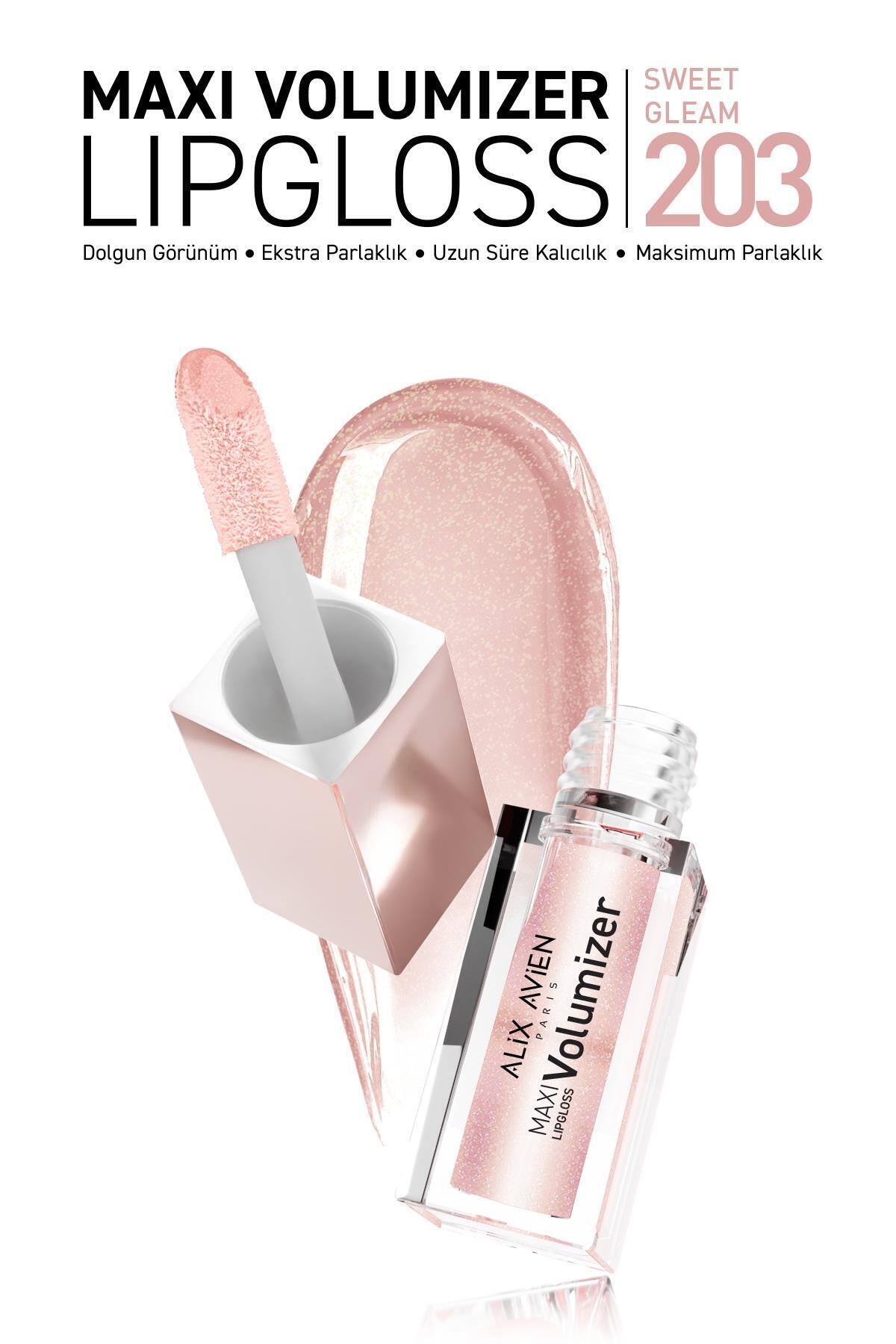 Maxivolumizer Lipgloss 203 - Magical Dust - Kalıcı ve Nemlendirici Ruj - Dolgunlaştırıcı Etki — صورتی MAXIVOLUMIZER — تصویر 7 از 7
