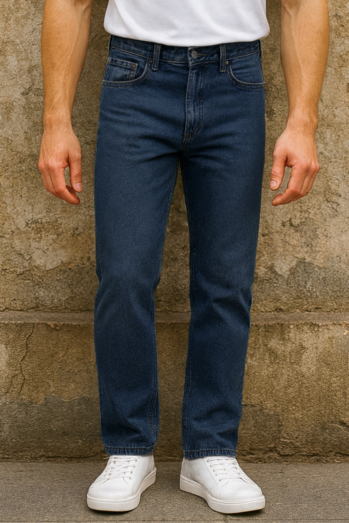 CEDY DENIM Regular Fit Jean Martin Yüksek Bel Standart Kesim Esnek Kot Pantolon C336-mavi görsel 6