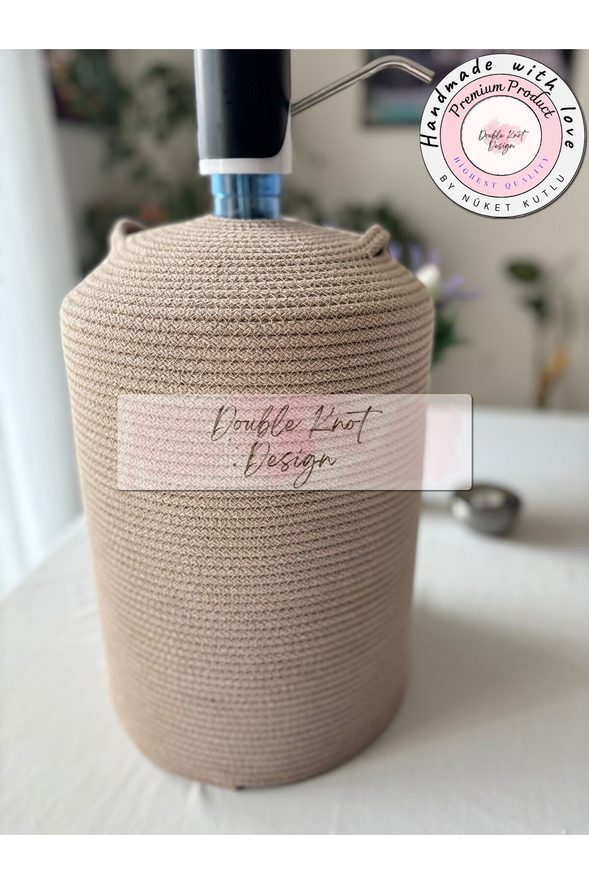 Carboy Pouch Decorative Basket - Organizer / Gift Wicker Jute Tress