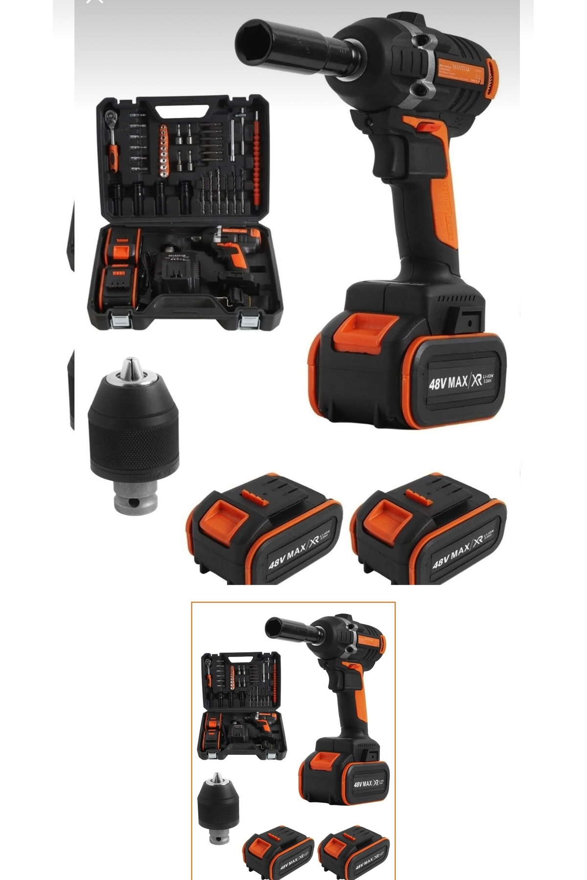 La Push Concept Lapush Maxstar Çok Işlevli Kömürsüz 48 V 5 Ah Çift