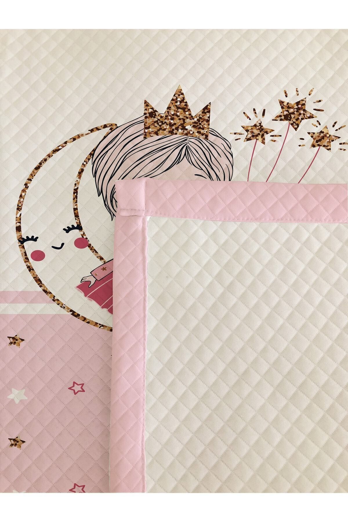 Evmila Aykız Desen Tek Kişilik Çocuk Pike Takımı 160x220 cm fotoğrafı 5 (önizleme)