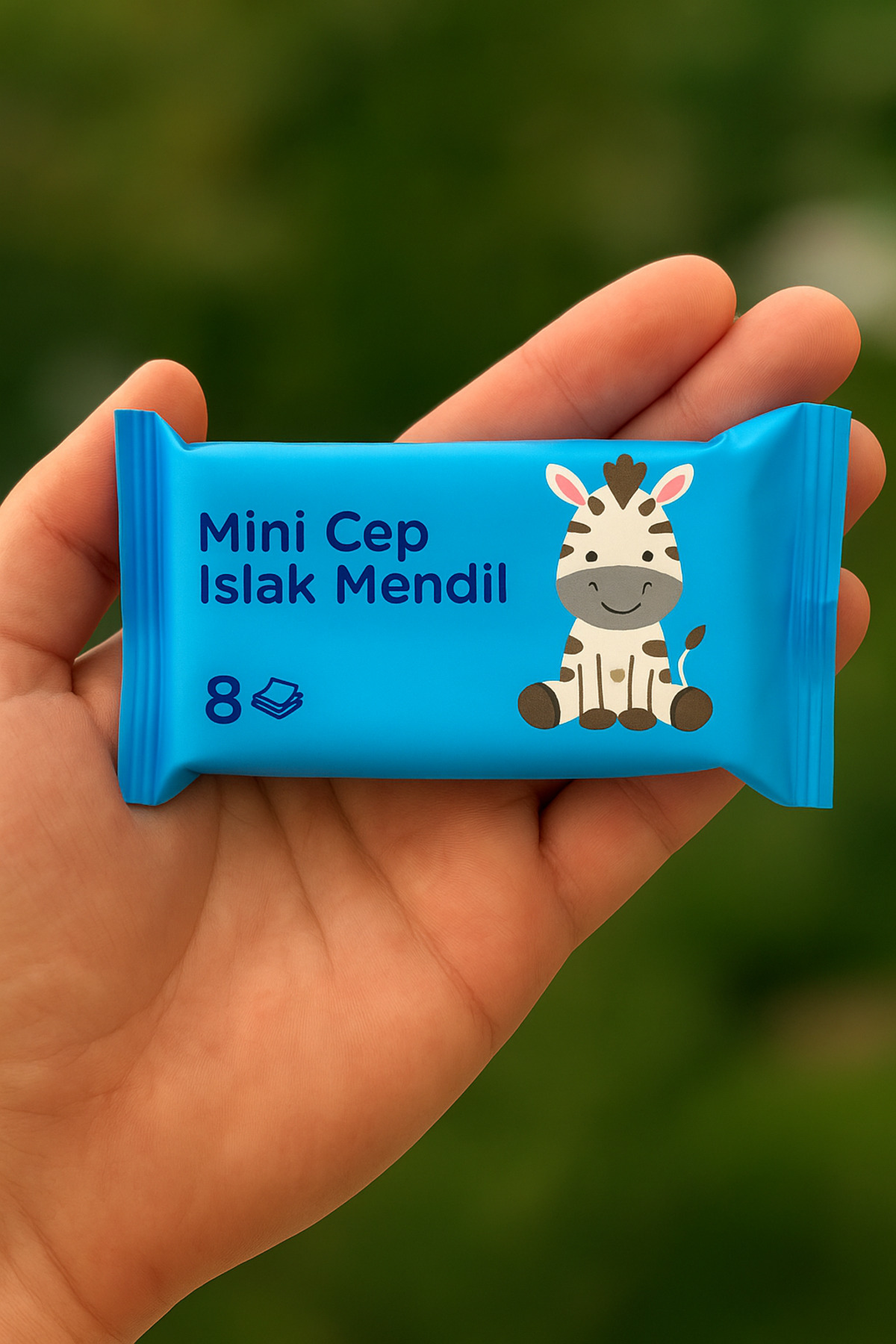 Tuppee Mini Cep Islak Mendili 4 Paket 8'li – Sevimli Hayvanlar Serisi – Alkolsüz & Parfümsüz (4 x 8 x 8) fotoğrafı 6 (önizleme)