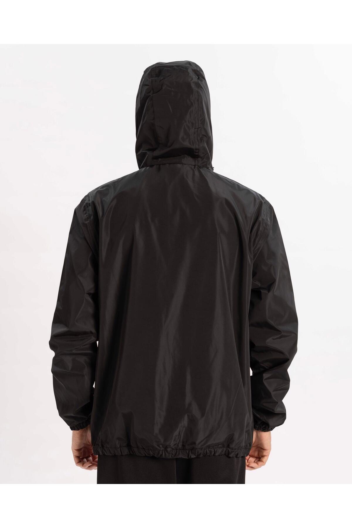 Hull City Stealth Rain Jacket Erkek Siyah Ceket görsel 4